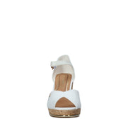 Sandali zeppa Bianco Wrangler