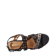Sandali zeppa Nero Wrangler