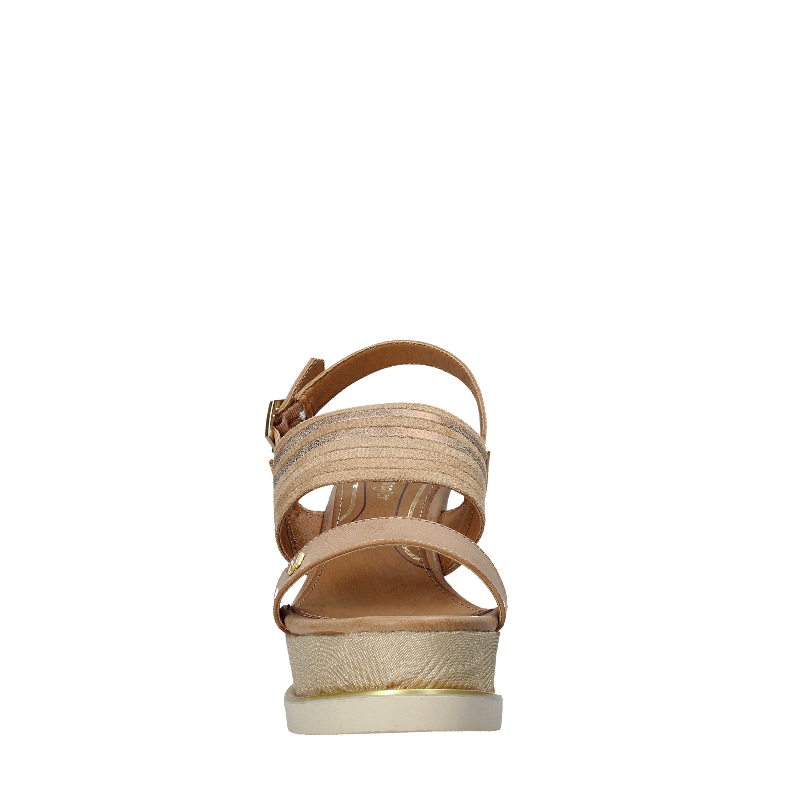 Sandali zeppa Marrone Wrangler