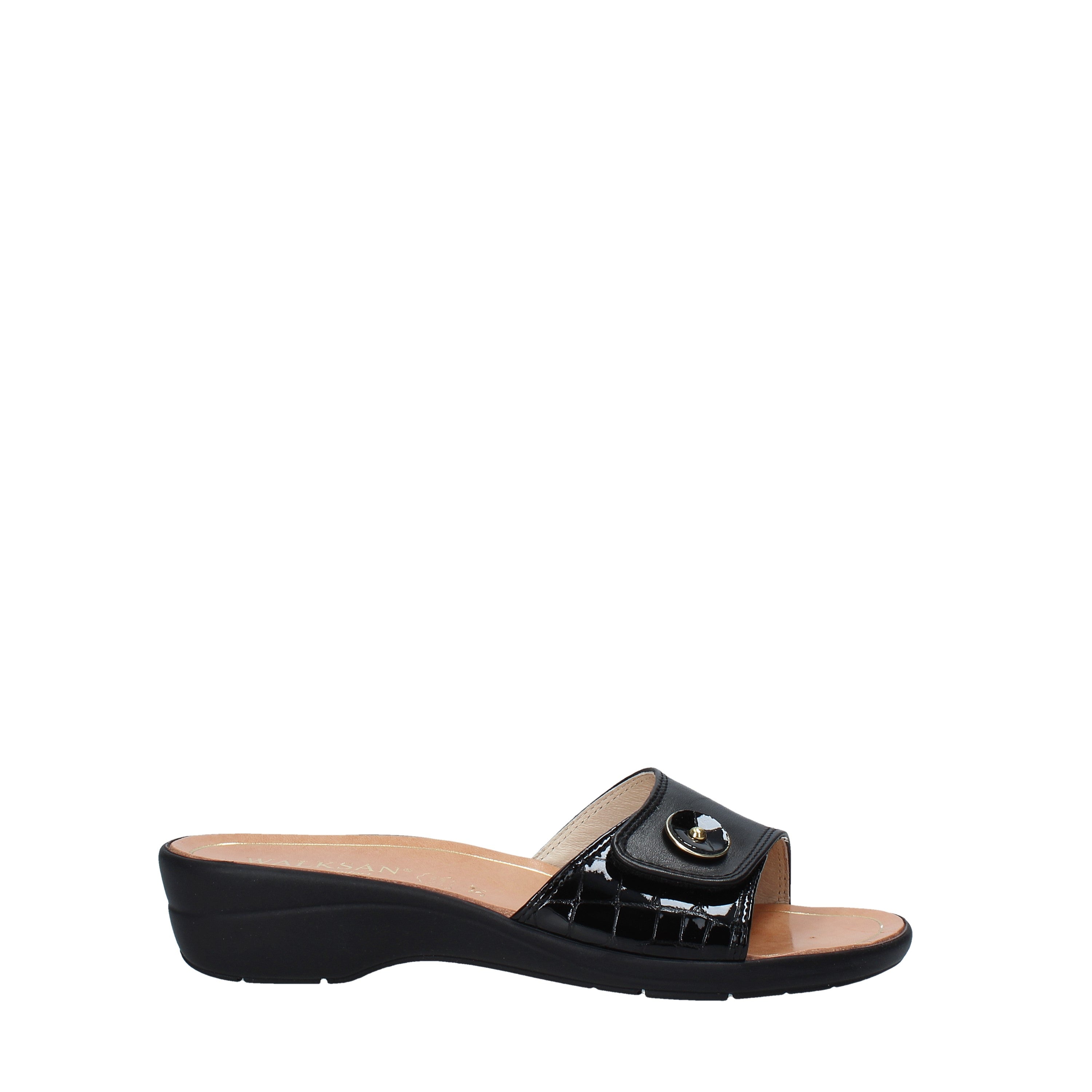 Sandali con strappi Nero Susimoda