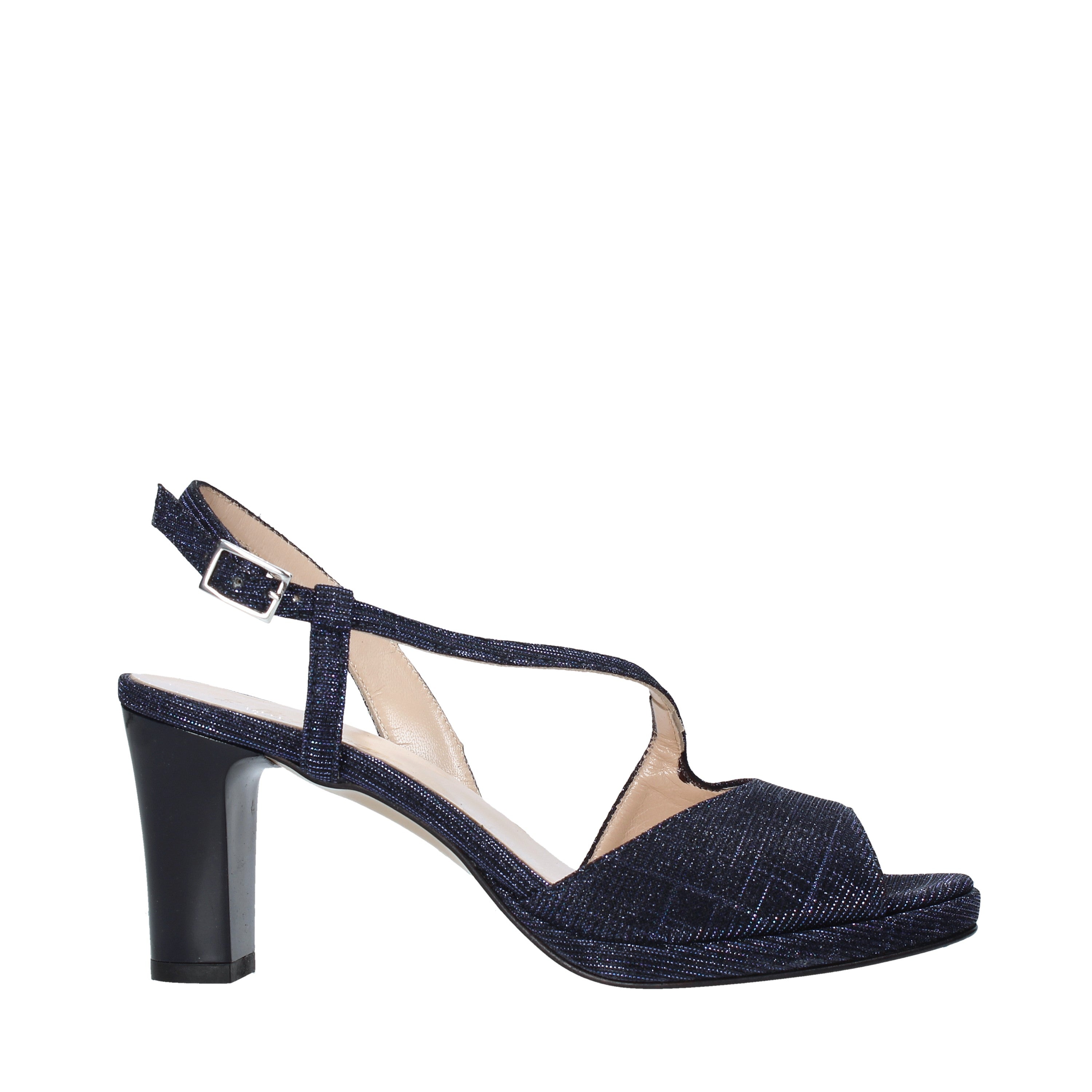 Sandali tacco Blu Soffice Sogno