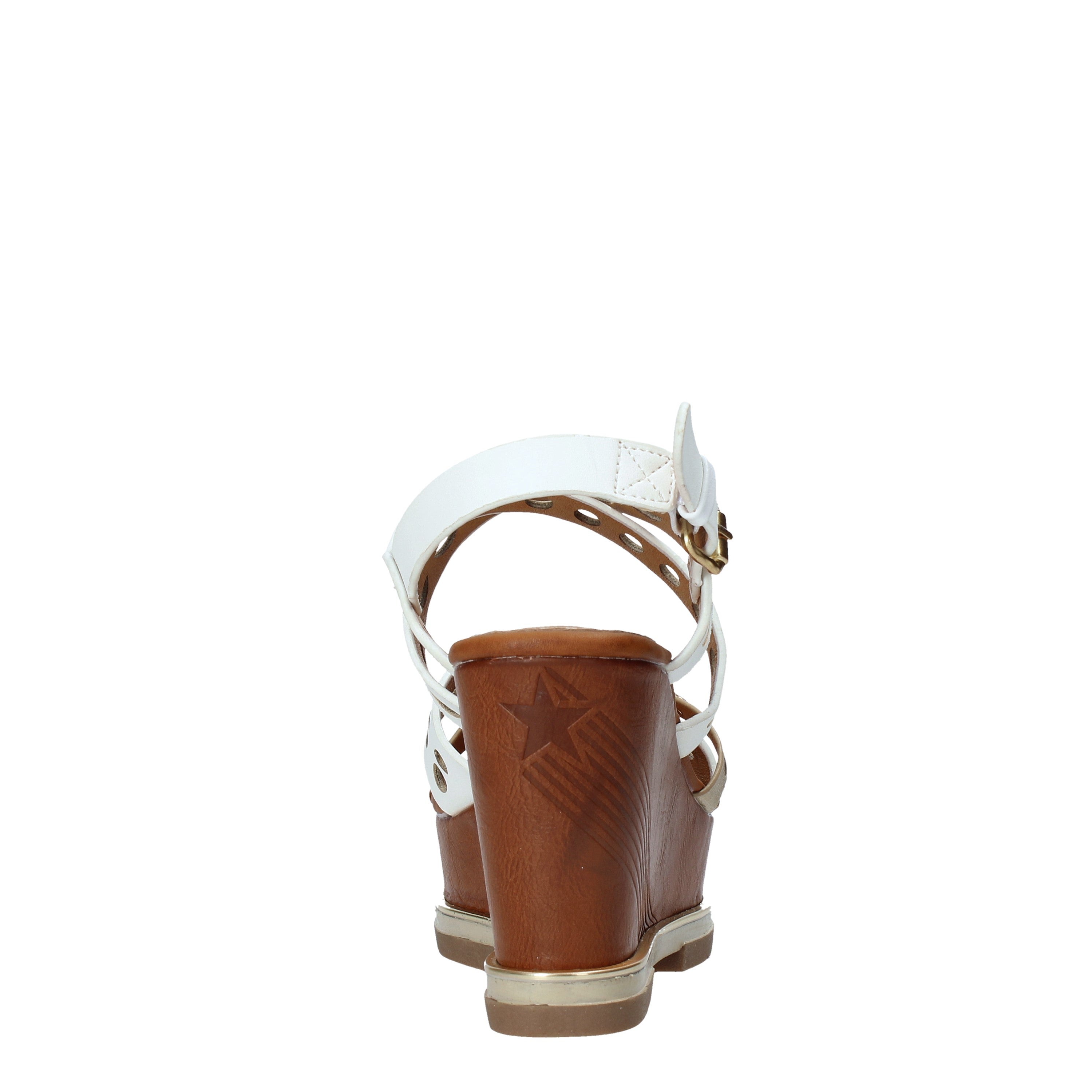 Sandali zeppa Marrone Wrangler