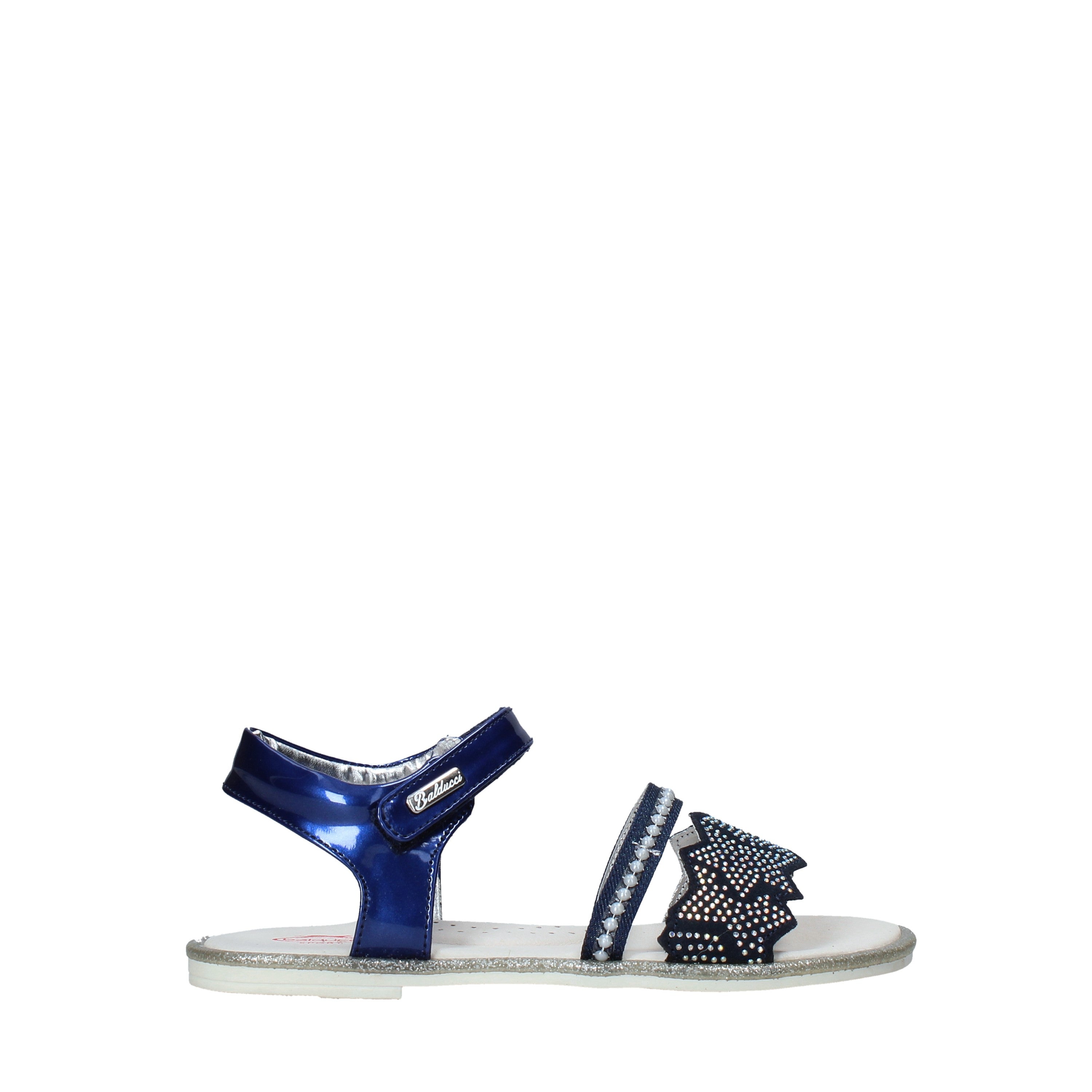 Sandali con strappi Blu Balducci