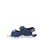 Sandali con strappi Blu Fred Mello