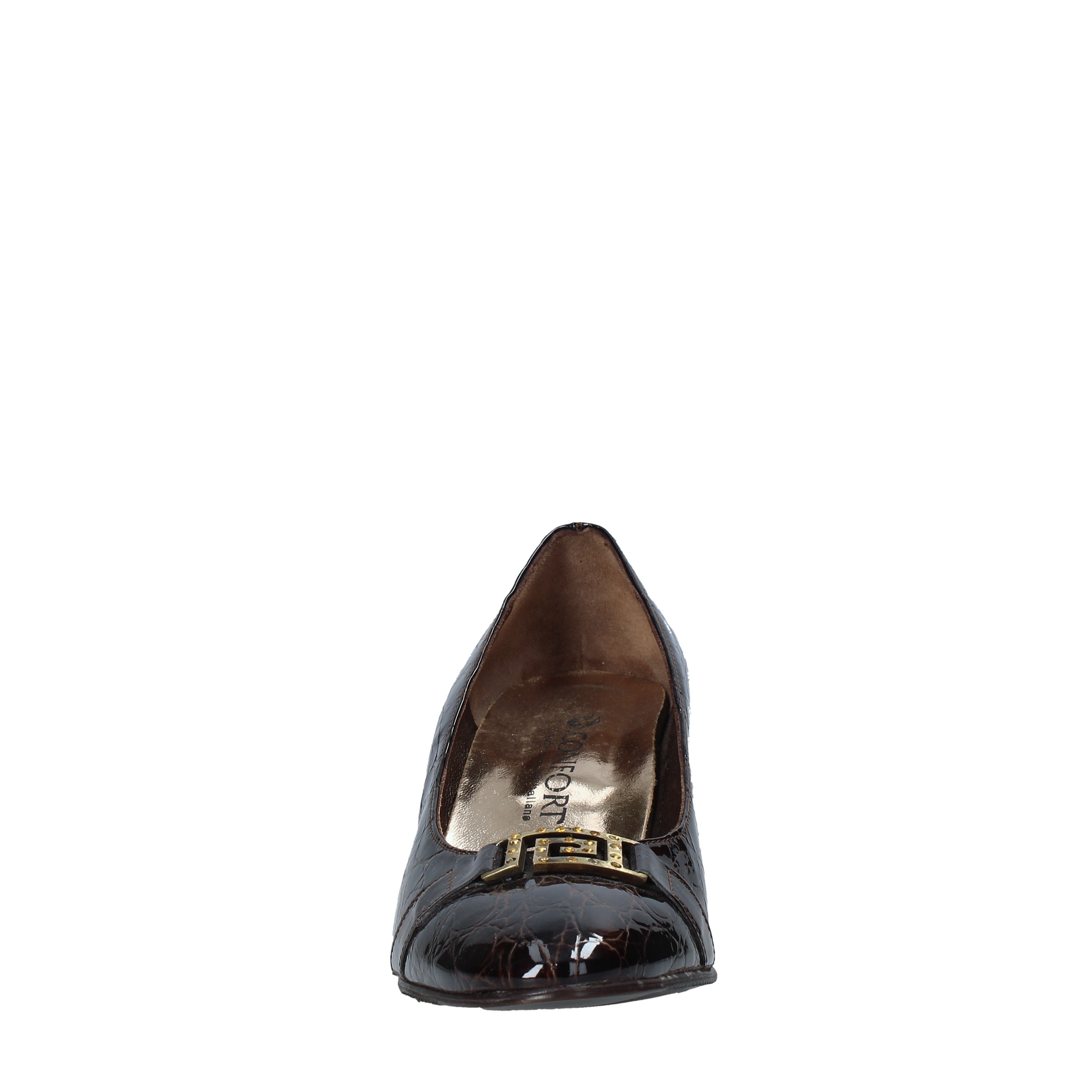 Decolleté Marrone Confort