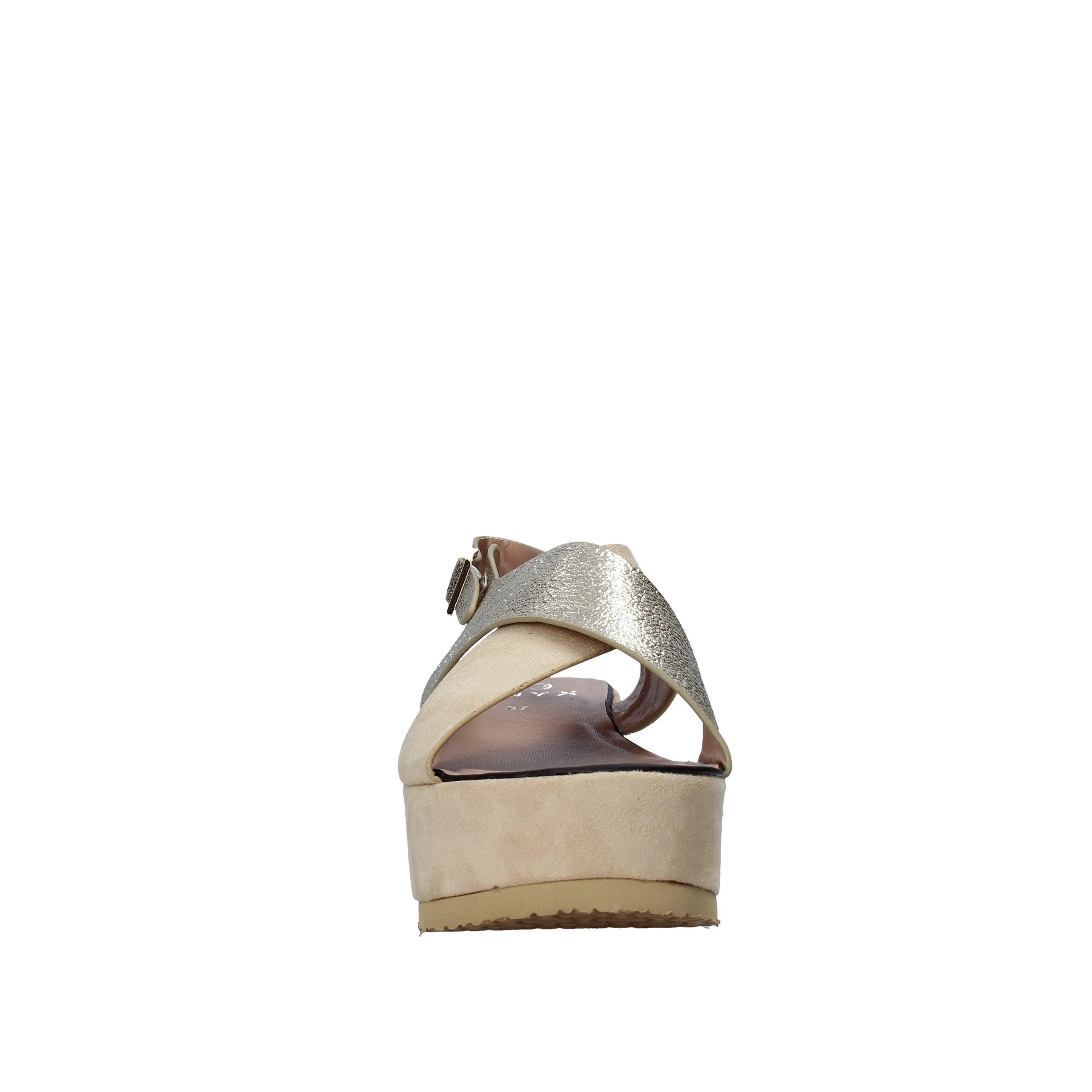 Sandali zeppa Beige Onyx