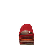 Sandali zeppa Rosso Onyx