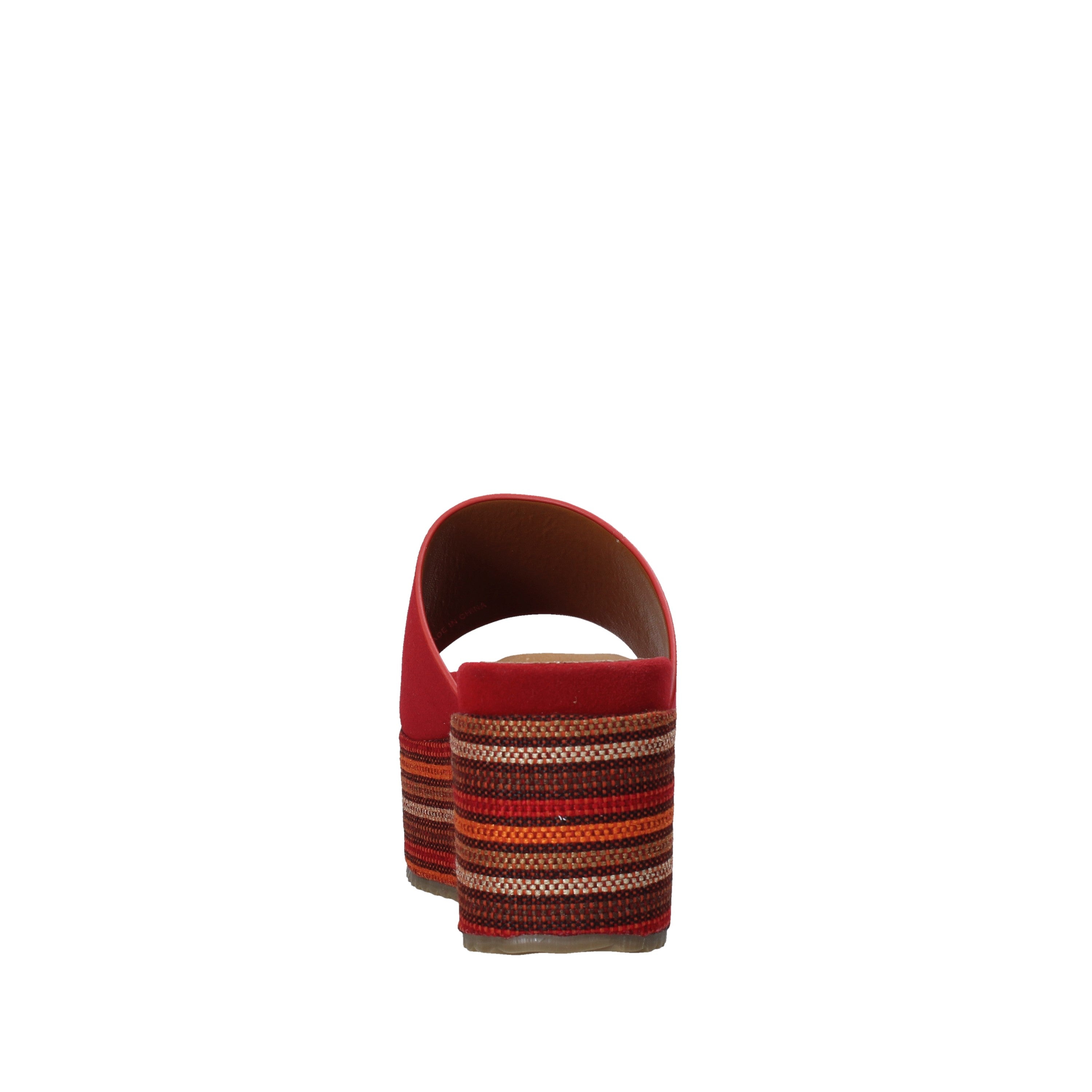 Sandali zeppa Rosso Onyx