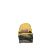 Sandali zeppa Giallo Onyx