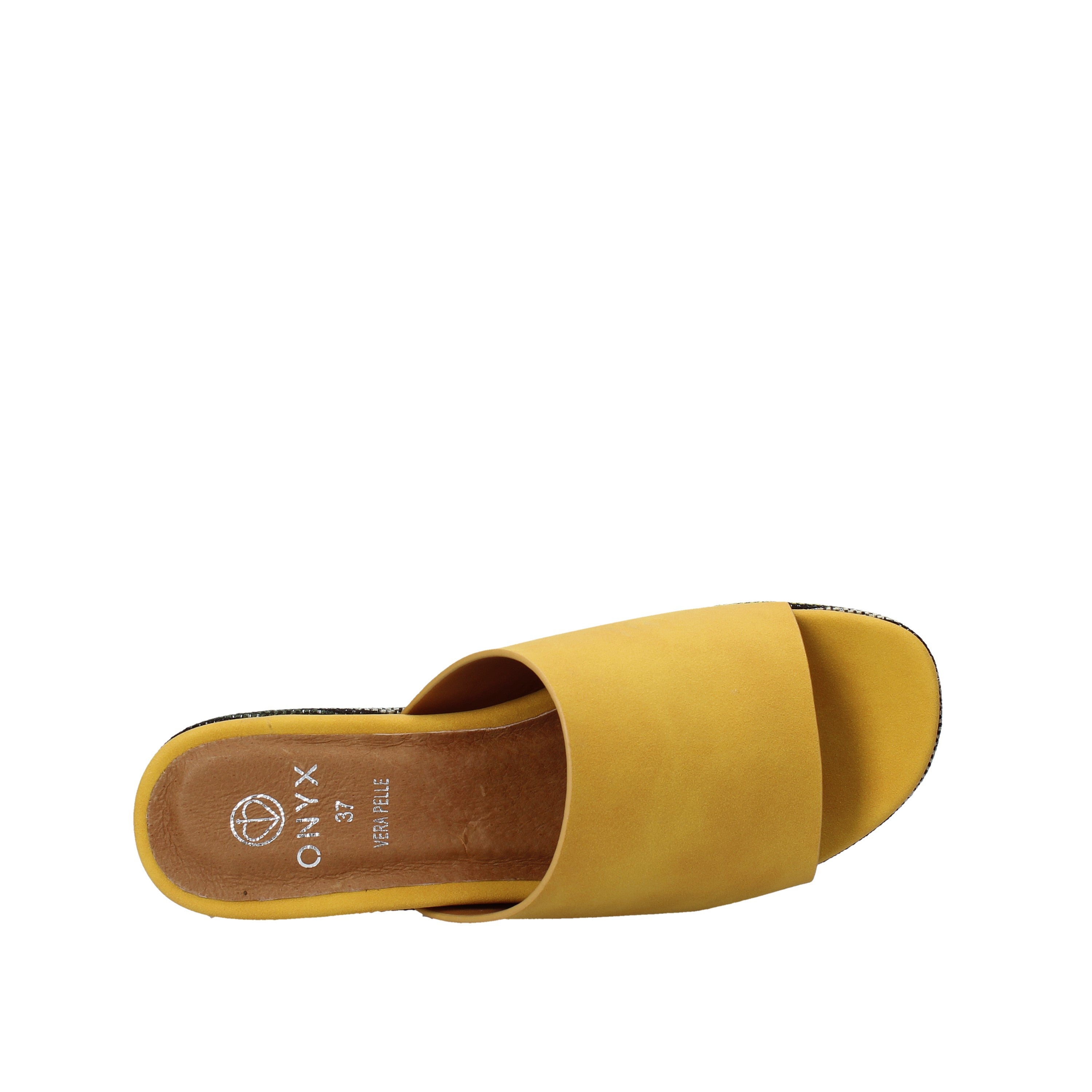 Sandali zeppa Giallo Onyx