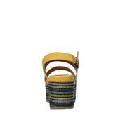 Sandali zeppa Giallo Onyx