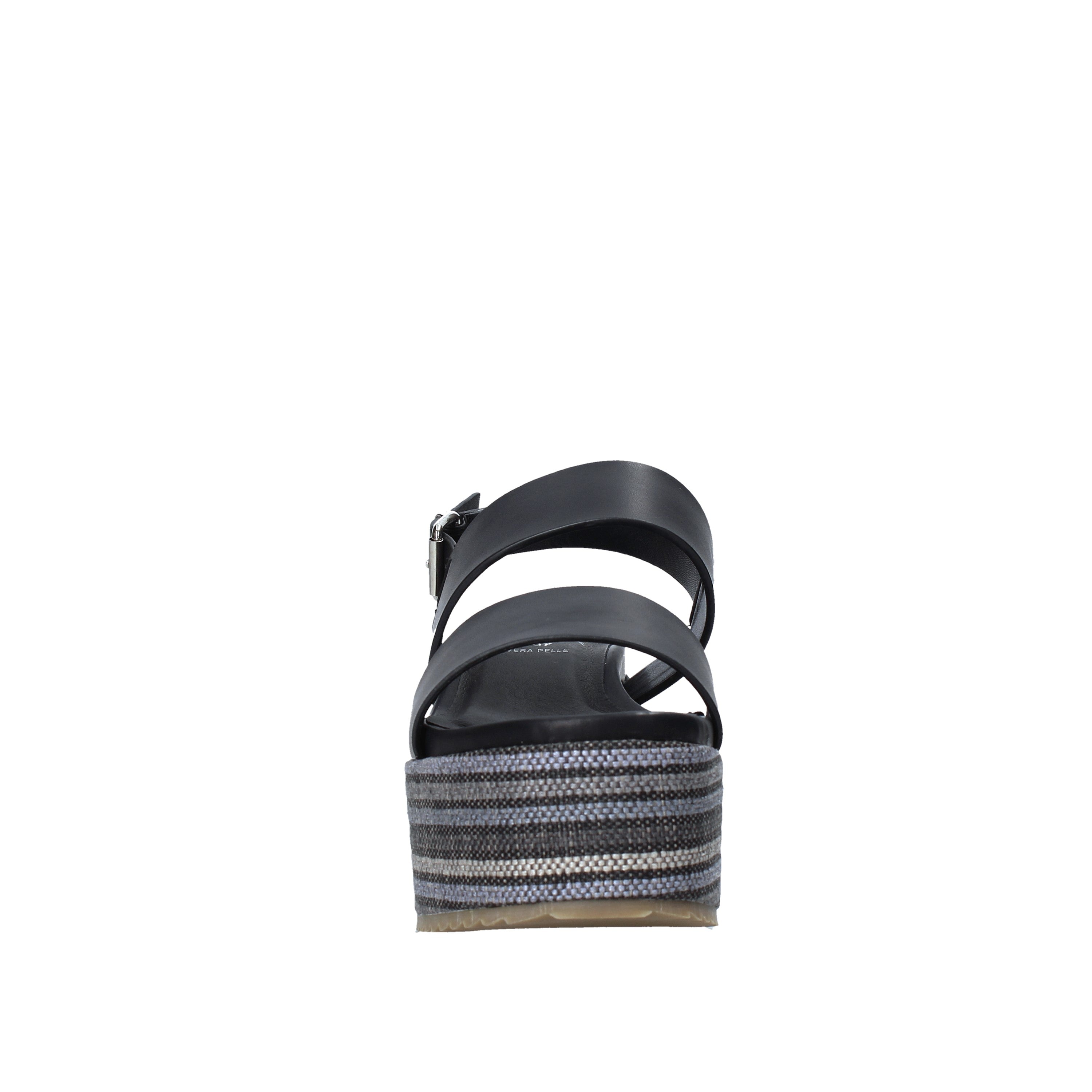 Sandali zeppa Nero Onyx