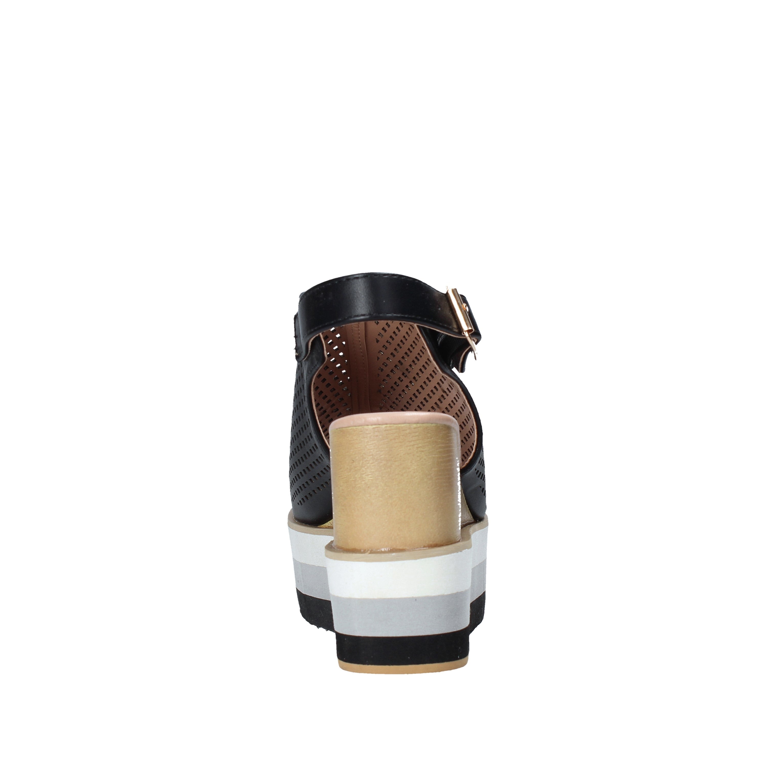 Sandali zeppa Nero Onyx