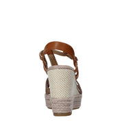 Sandali zeppa Marrone Refresh