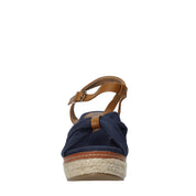 Sandali zeppa Blu Refresh