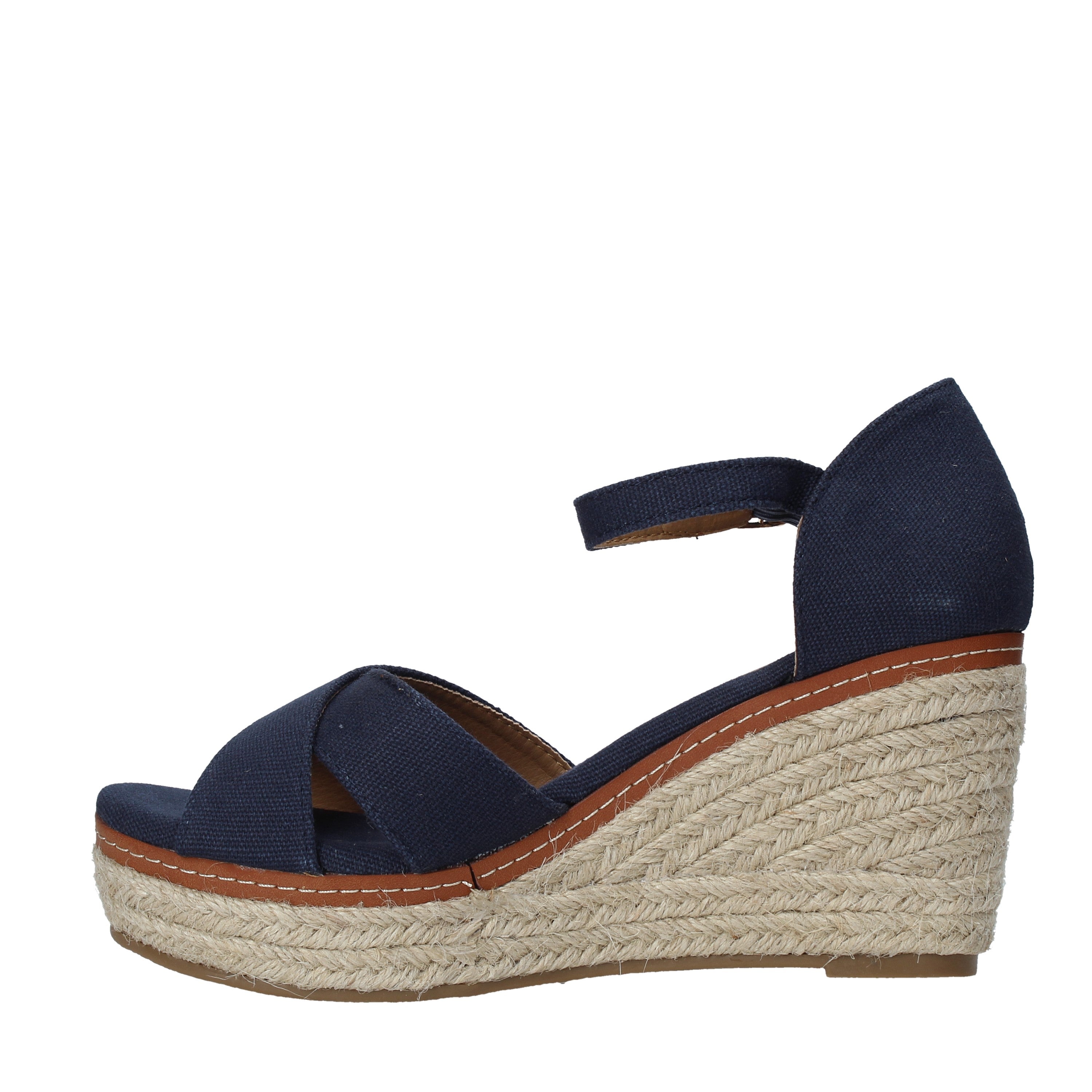 Sandali zeppa Blu Refresh