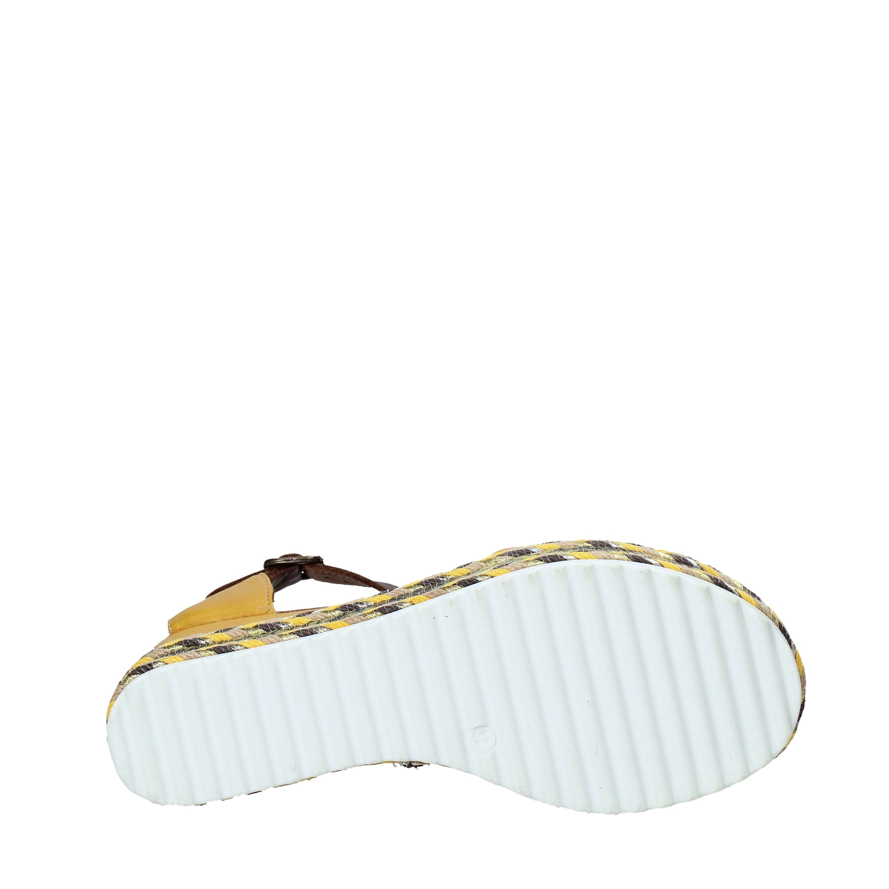 Sandali zeppa Giallo Bueno Shoes