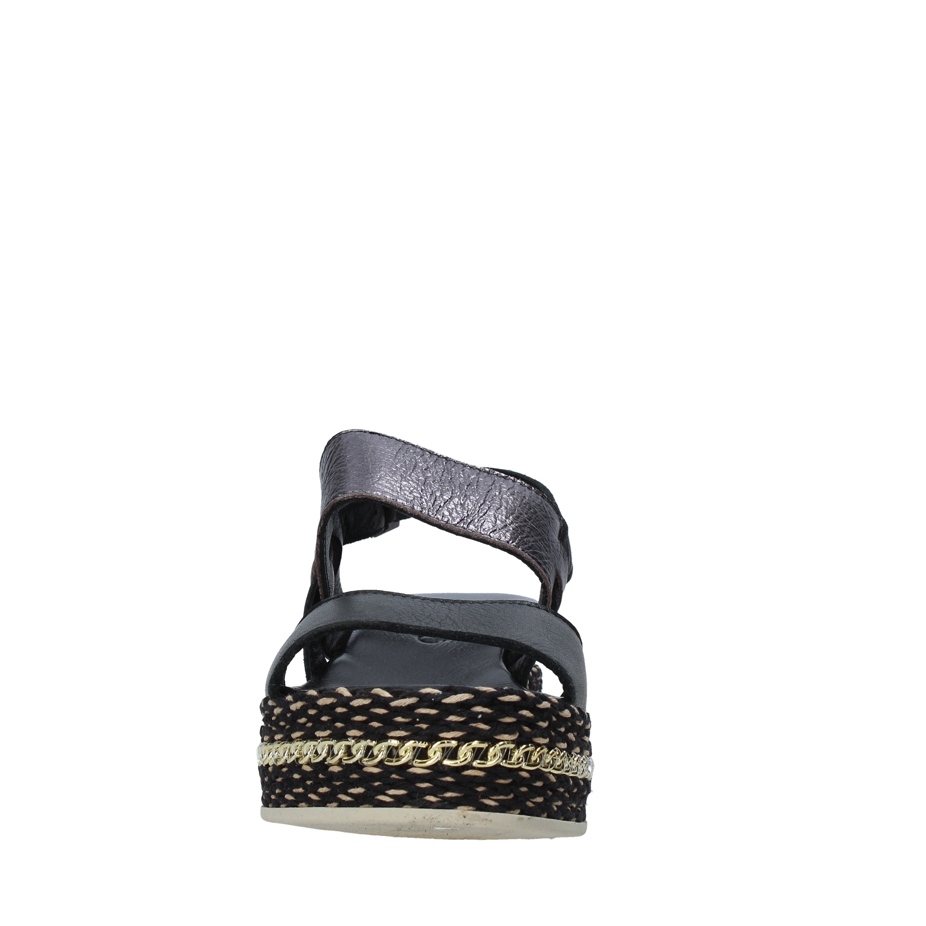 Sandali zeppa Nero Bueno Shoes