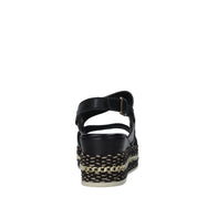 Sandali zeppa Nero Bueno Shoes