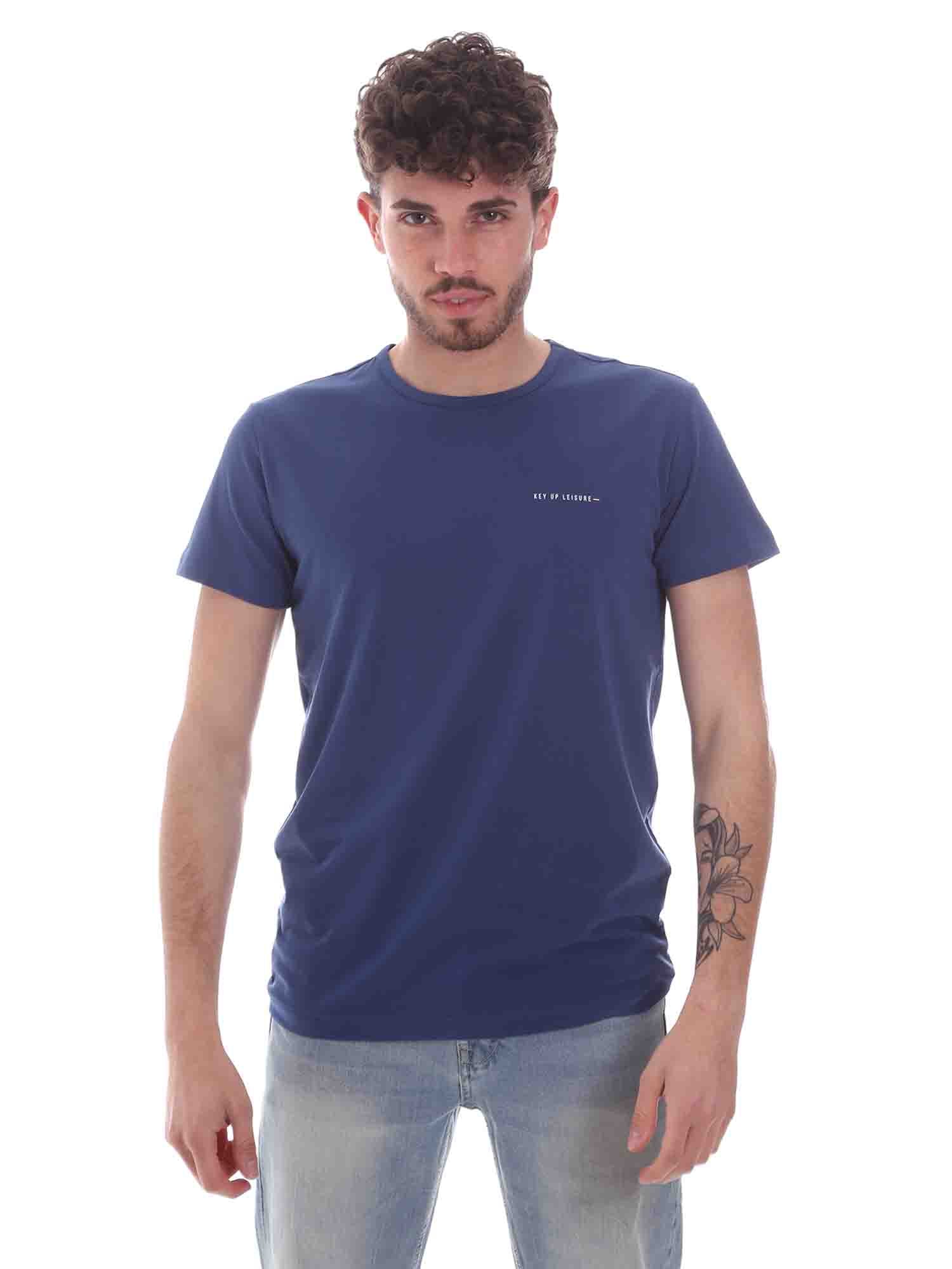 T-shirt Blu Key Up