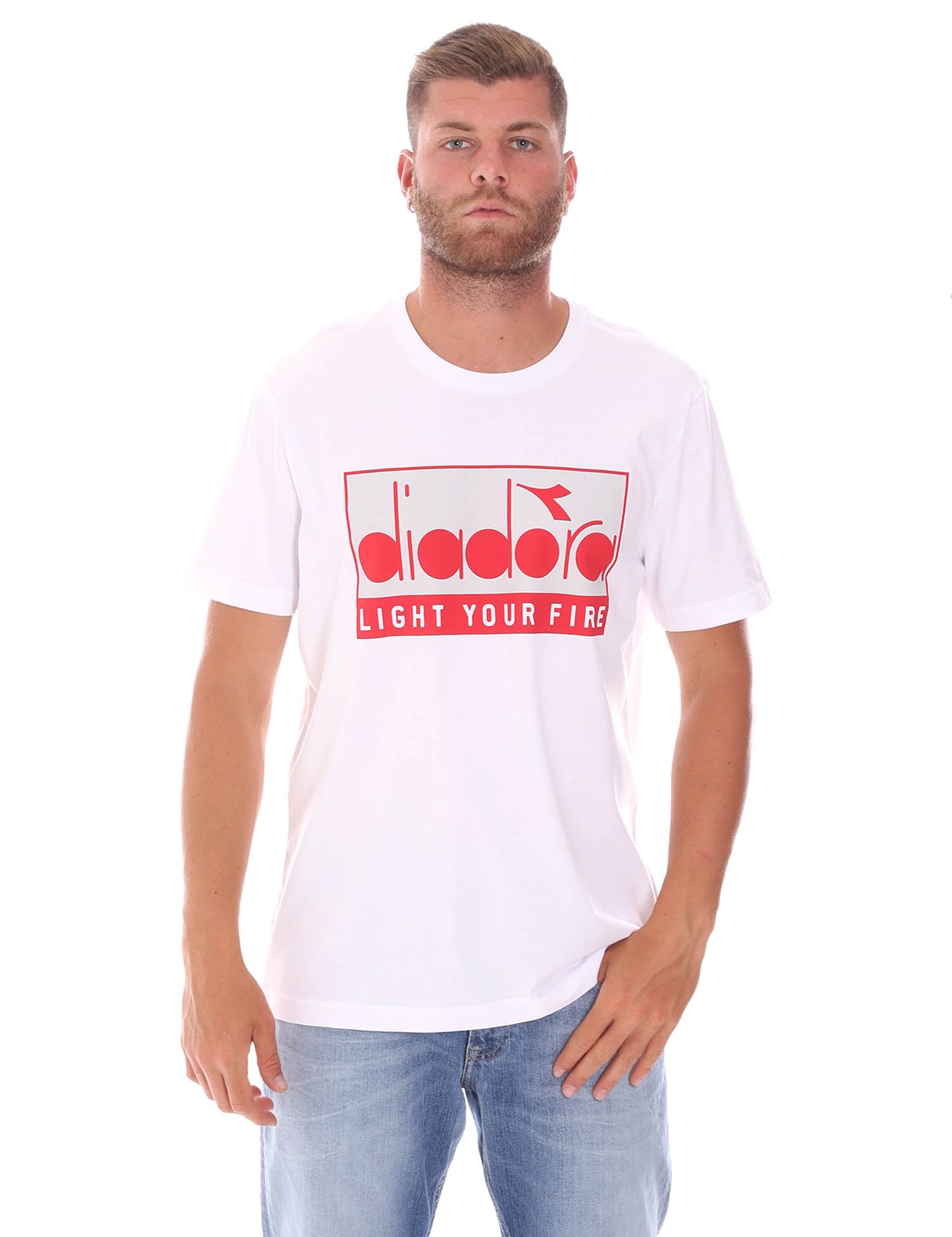 T-shirt Bianco Diadora