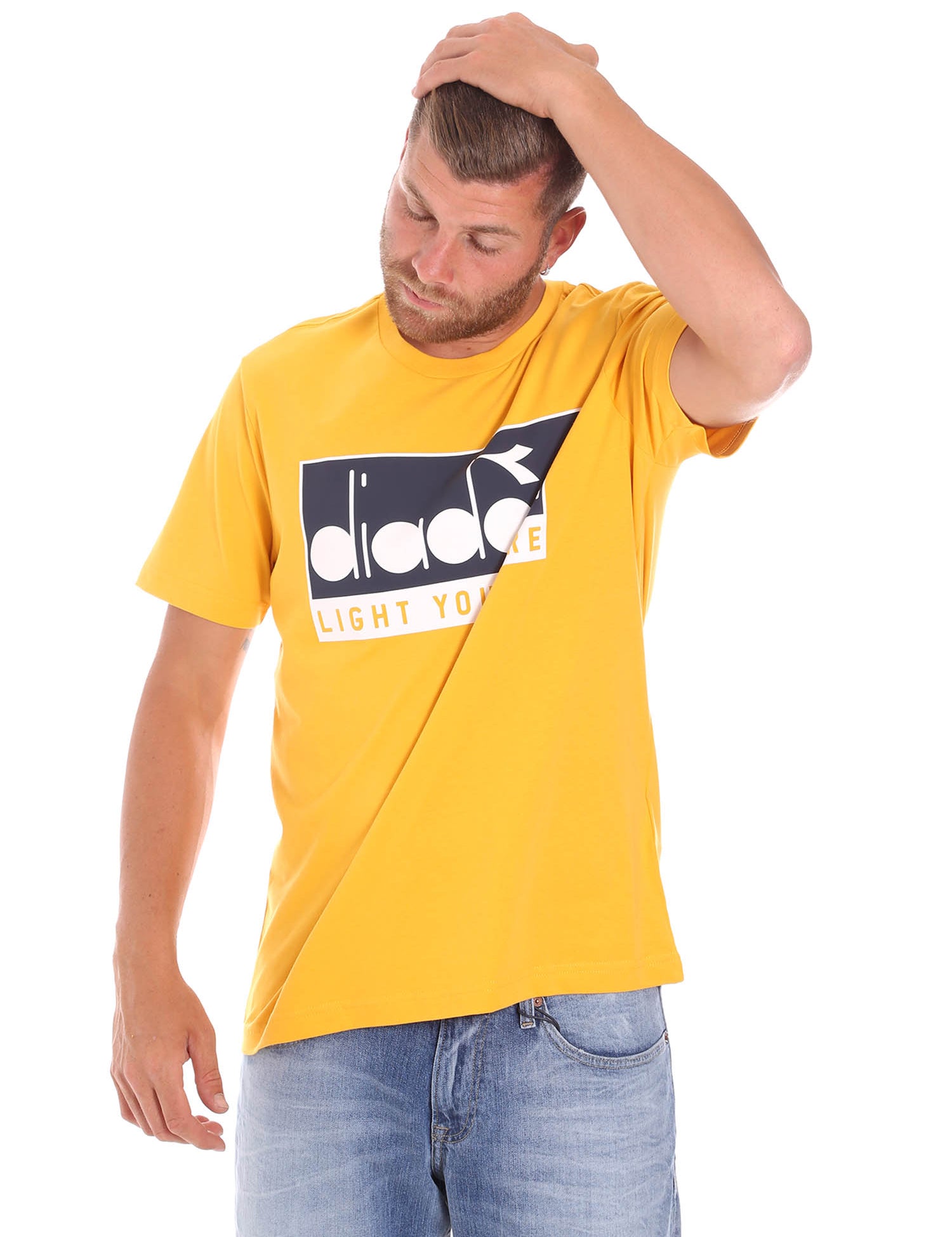 T-shirt Giallo Diadora