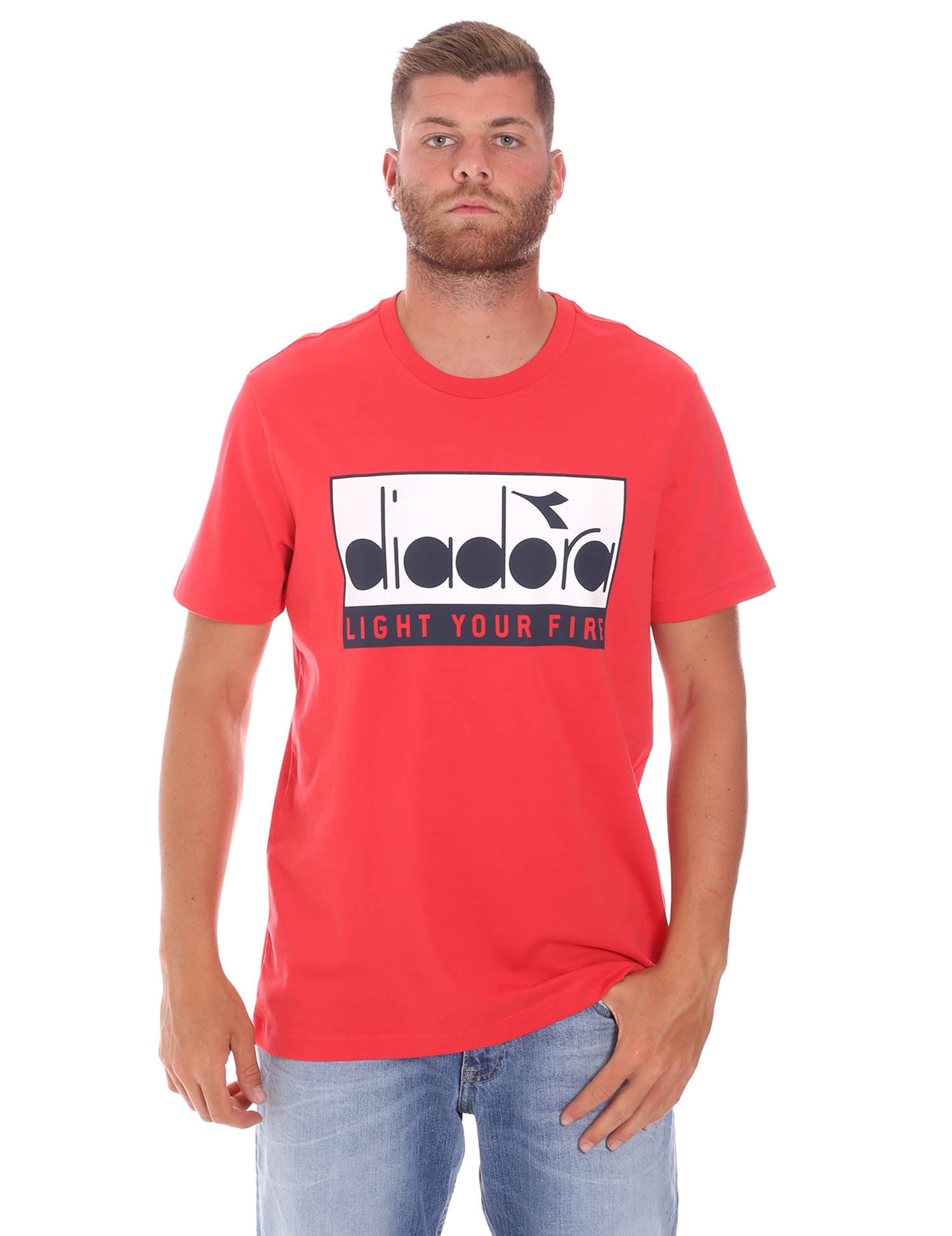 T-shirt Rosso Diadora