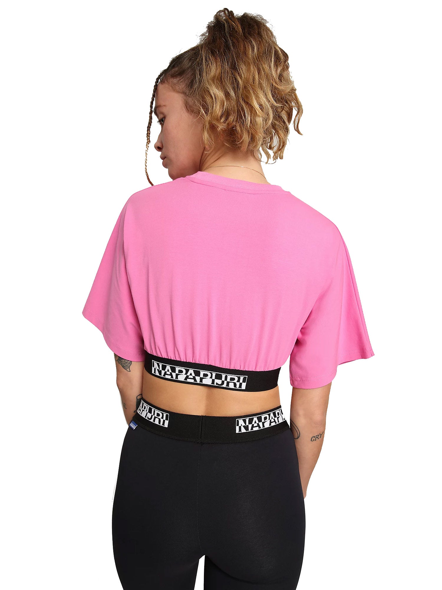 T-shirt Rosa Napapijri