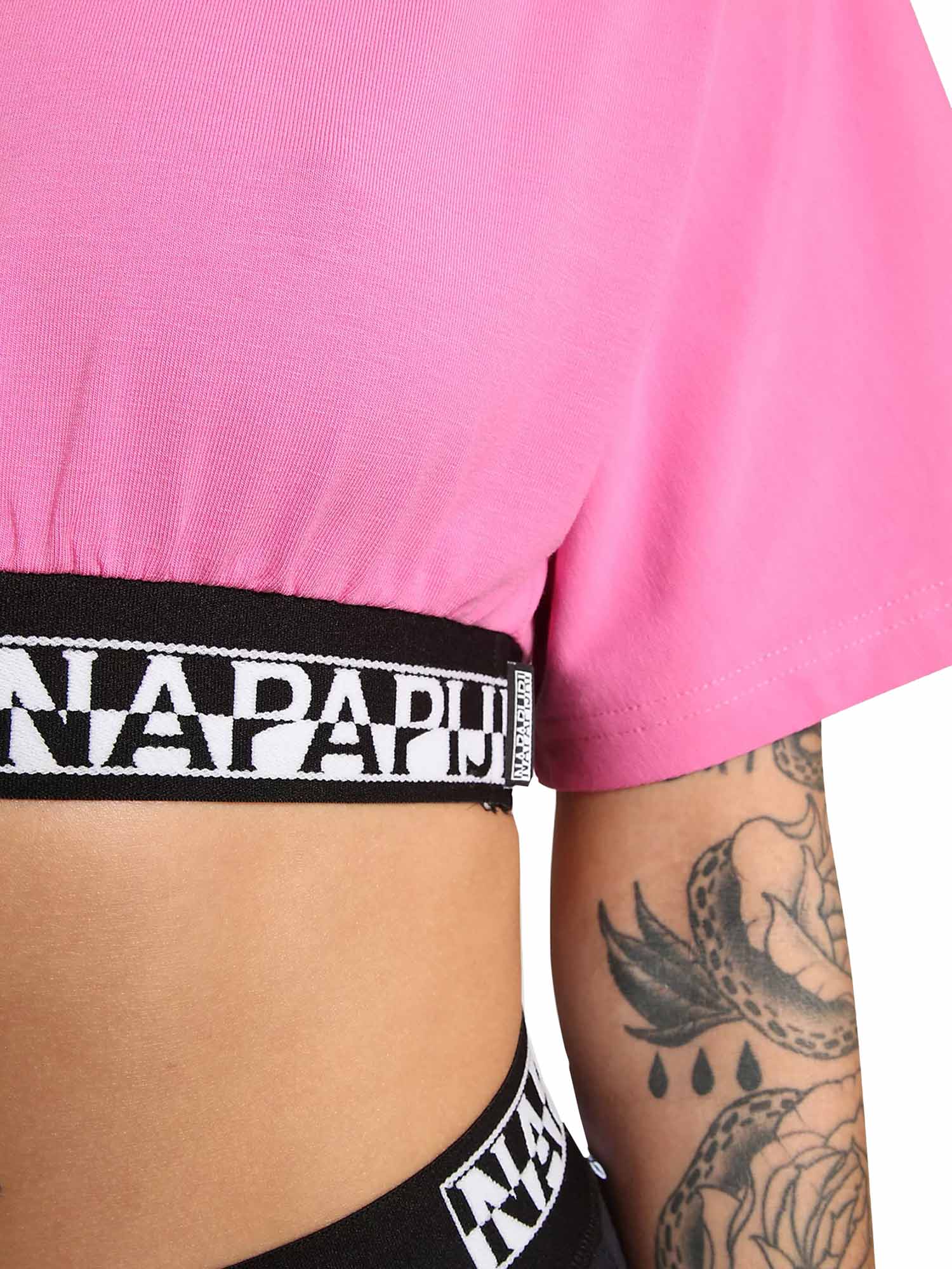 T-shirt Rosa Napapijri