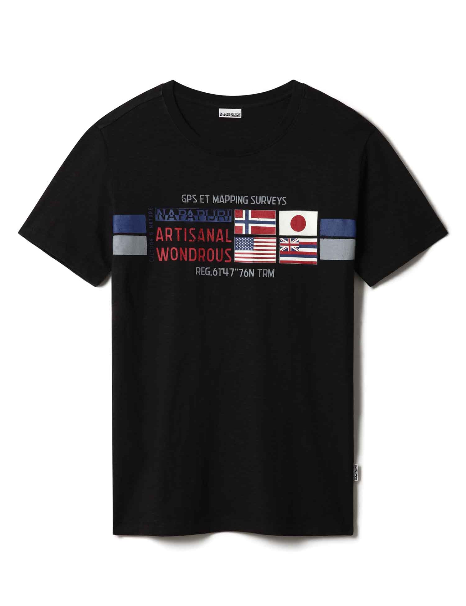 T-shirt Nero Napapijri