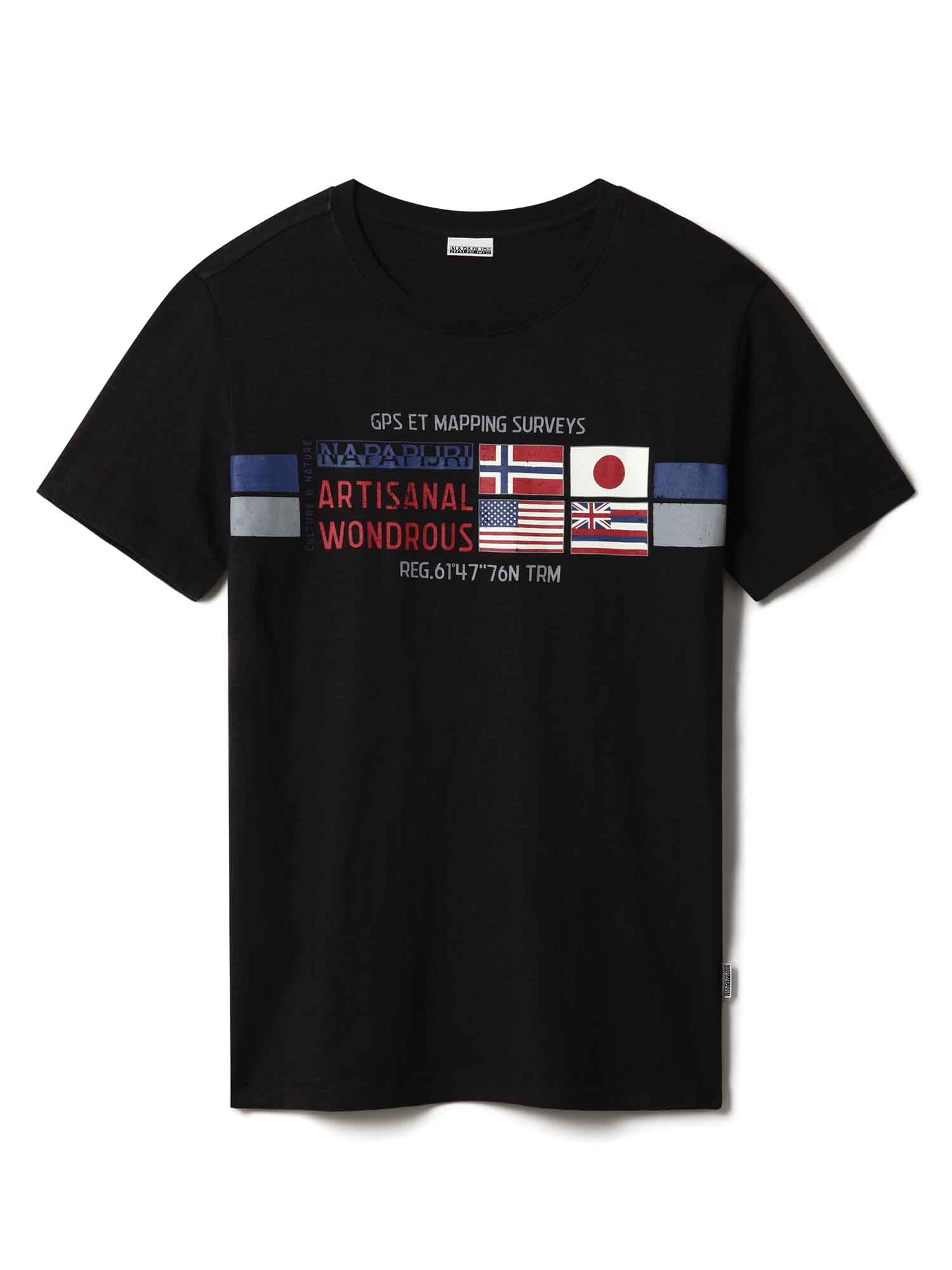 T-shirt Nero Napapijri