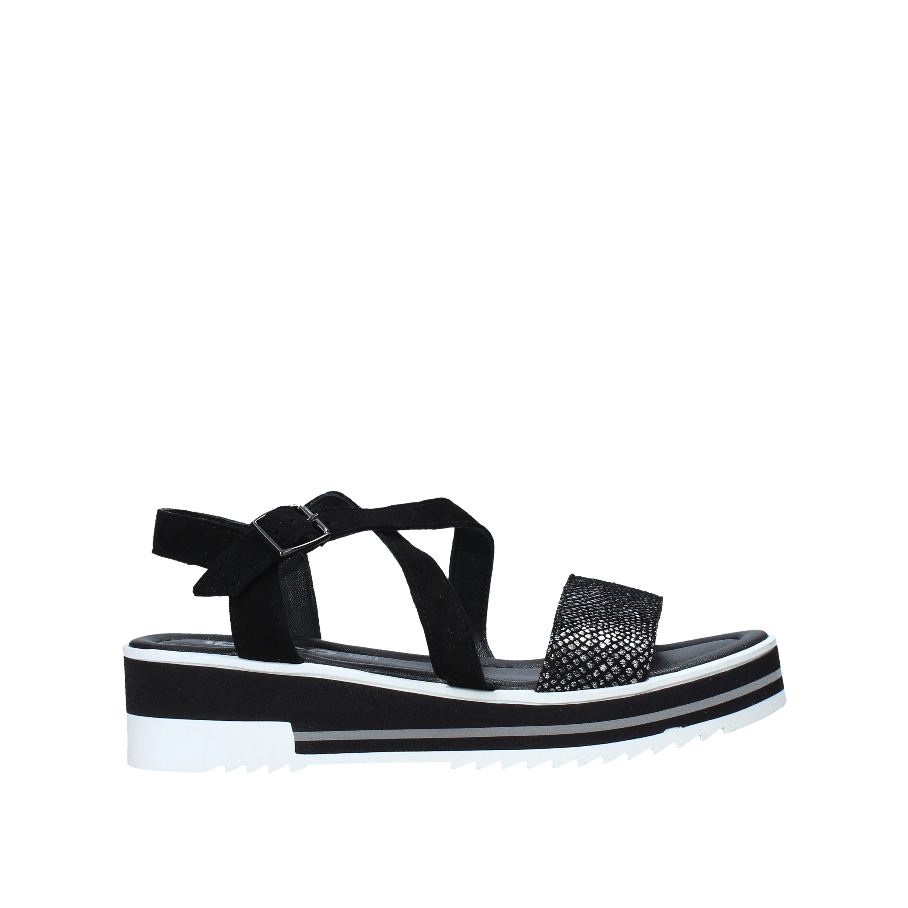 Sandali zeppa Nero Igi&co