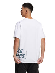 T-shirt Bianco Adidas Performance