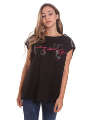 T-shirt Nero Fracomina