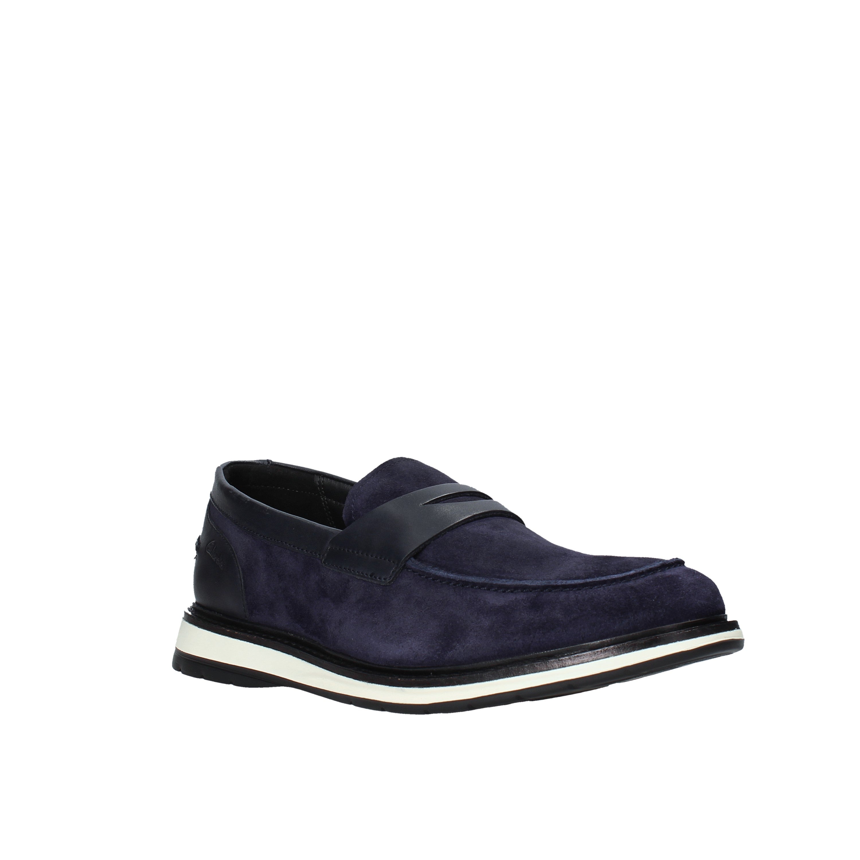 Mocassini Blu Clarks