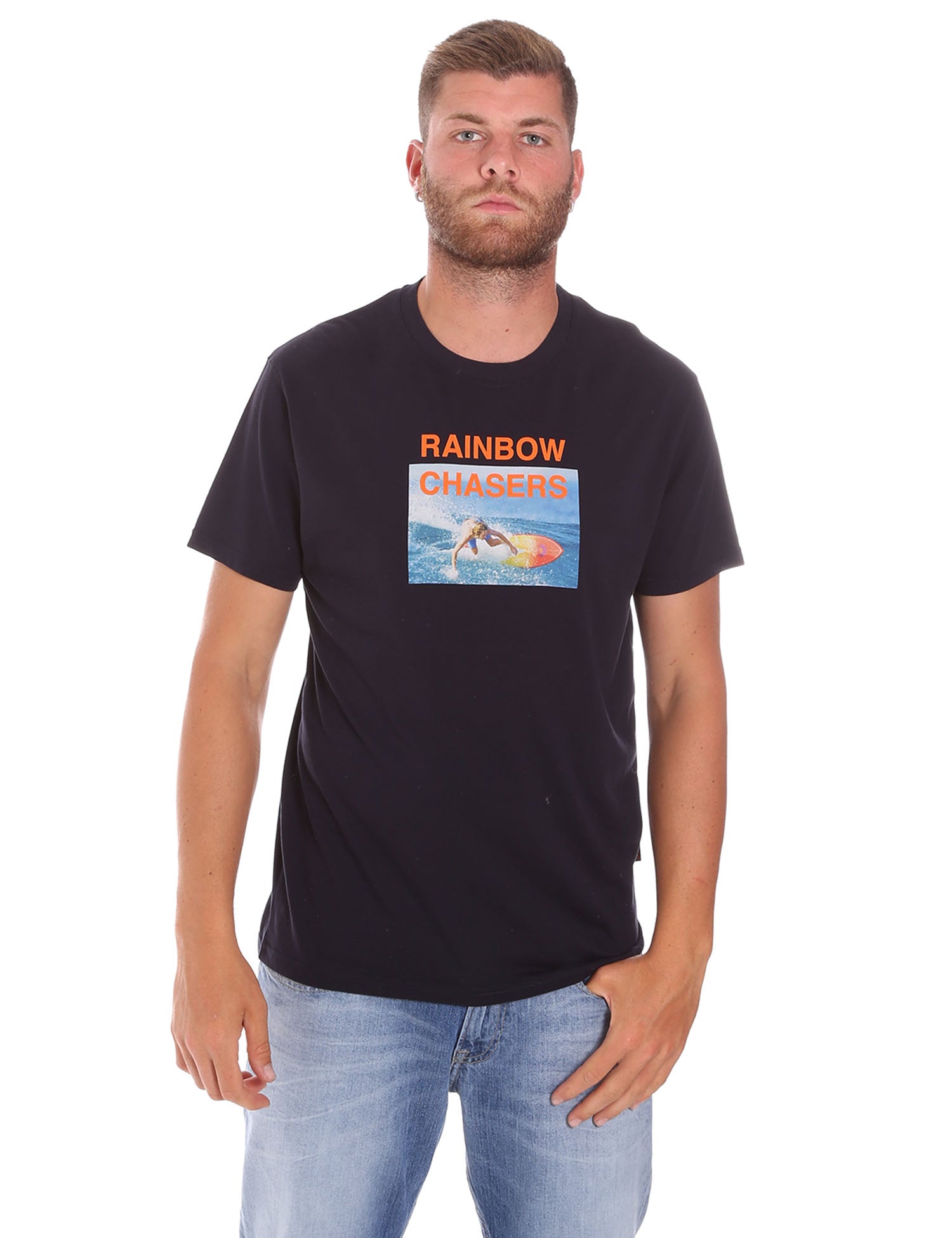 T-shirt Nero Sundek