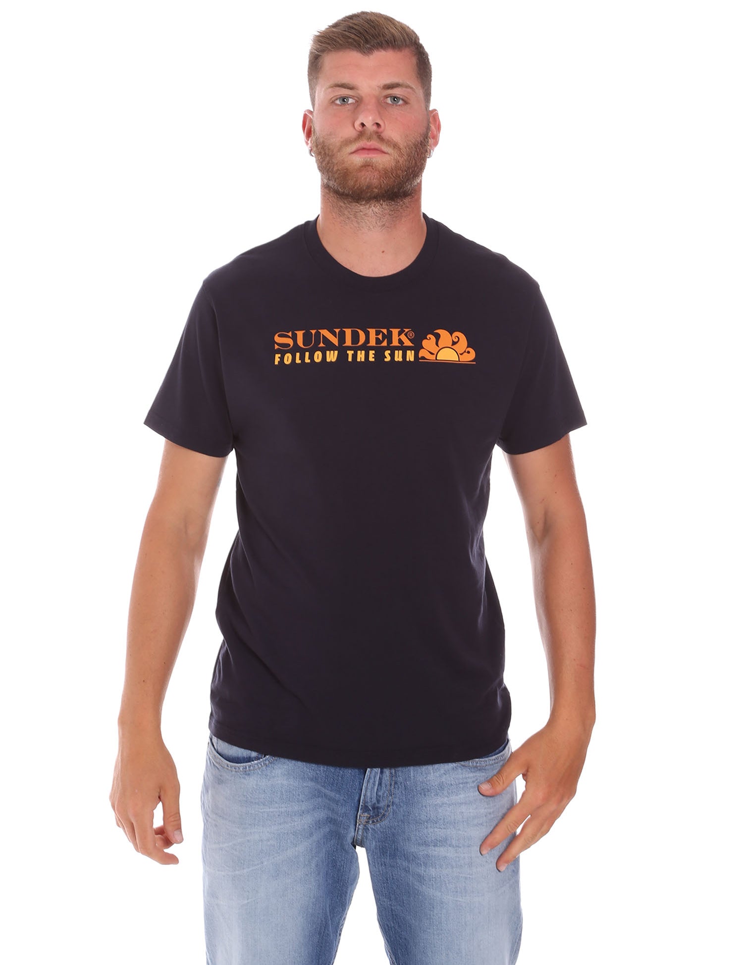 T-shirt Nero Sundek