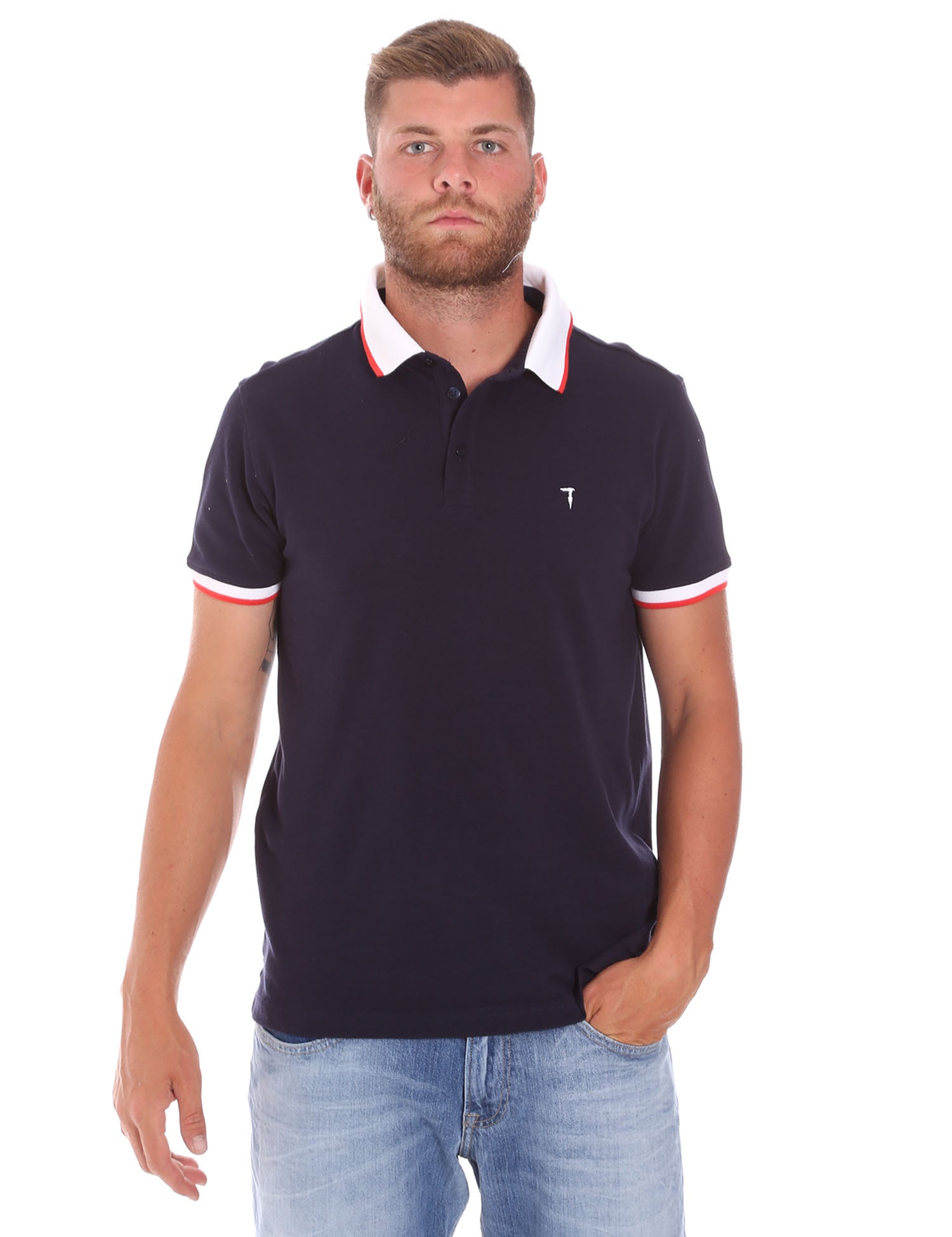 Polo Blu Trussardi Jeans