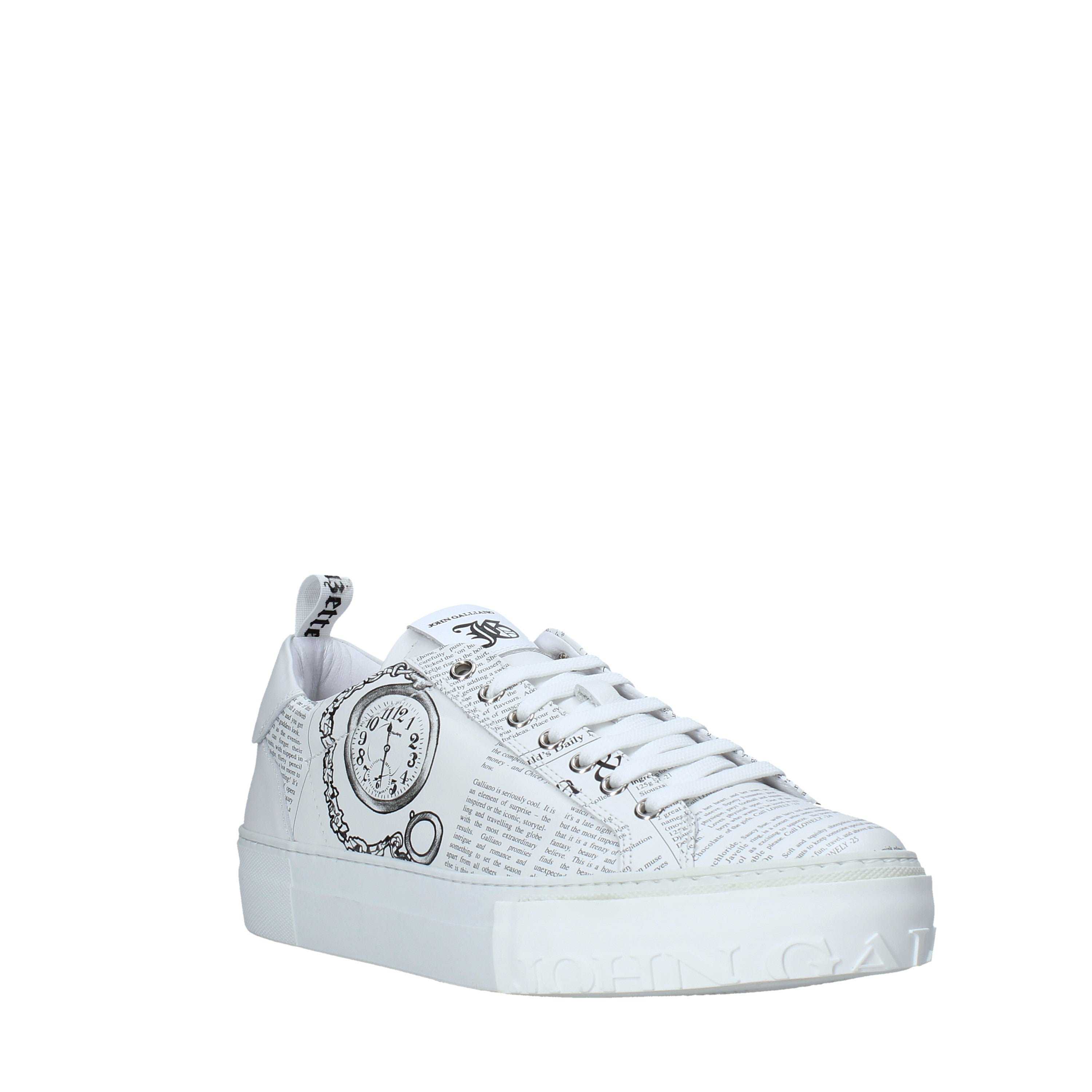 Sneakers Bianco John Galliano