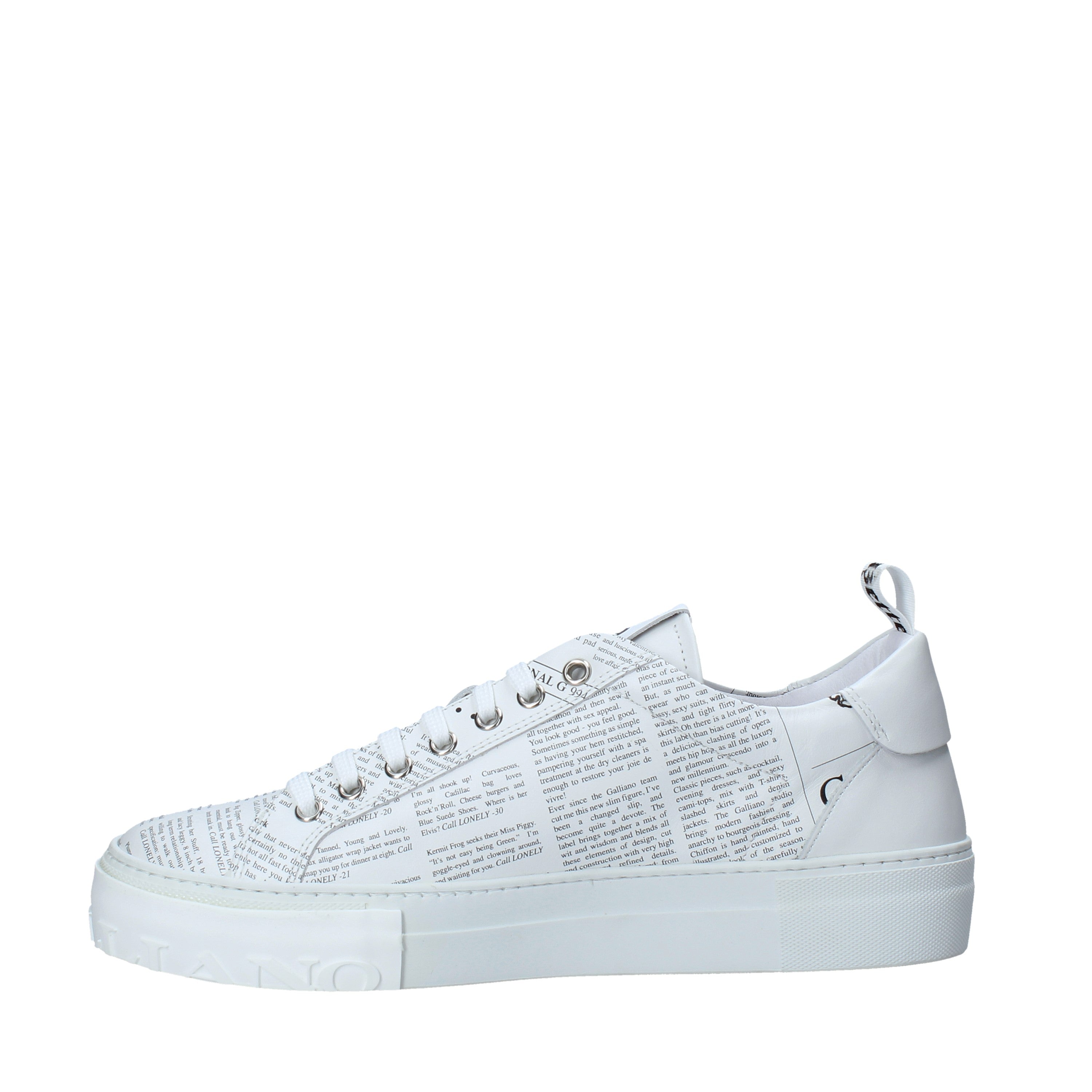 Sneakers Bianco John Galliano