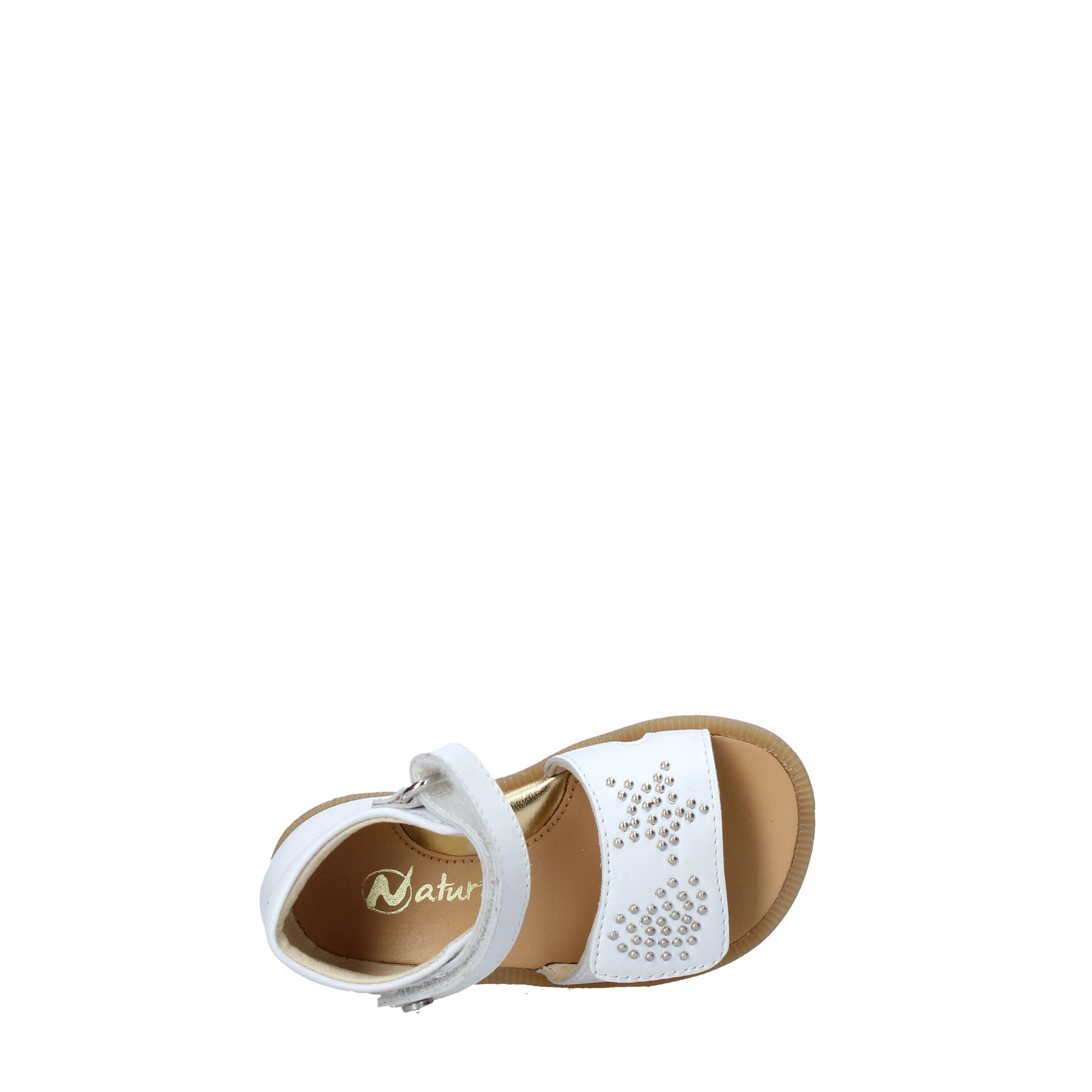 Sandali con strappi Bianco Naturino