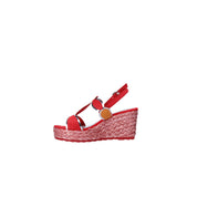 Sandali zeppa Rosso Marco Tozzi