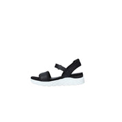 Sandali con strappi Nero Marco Tozzi