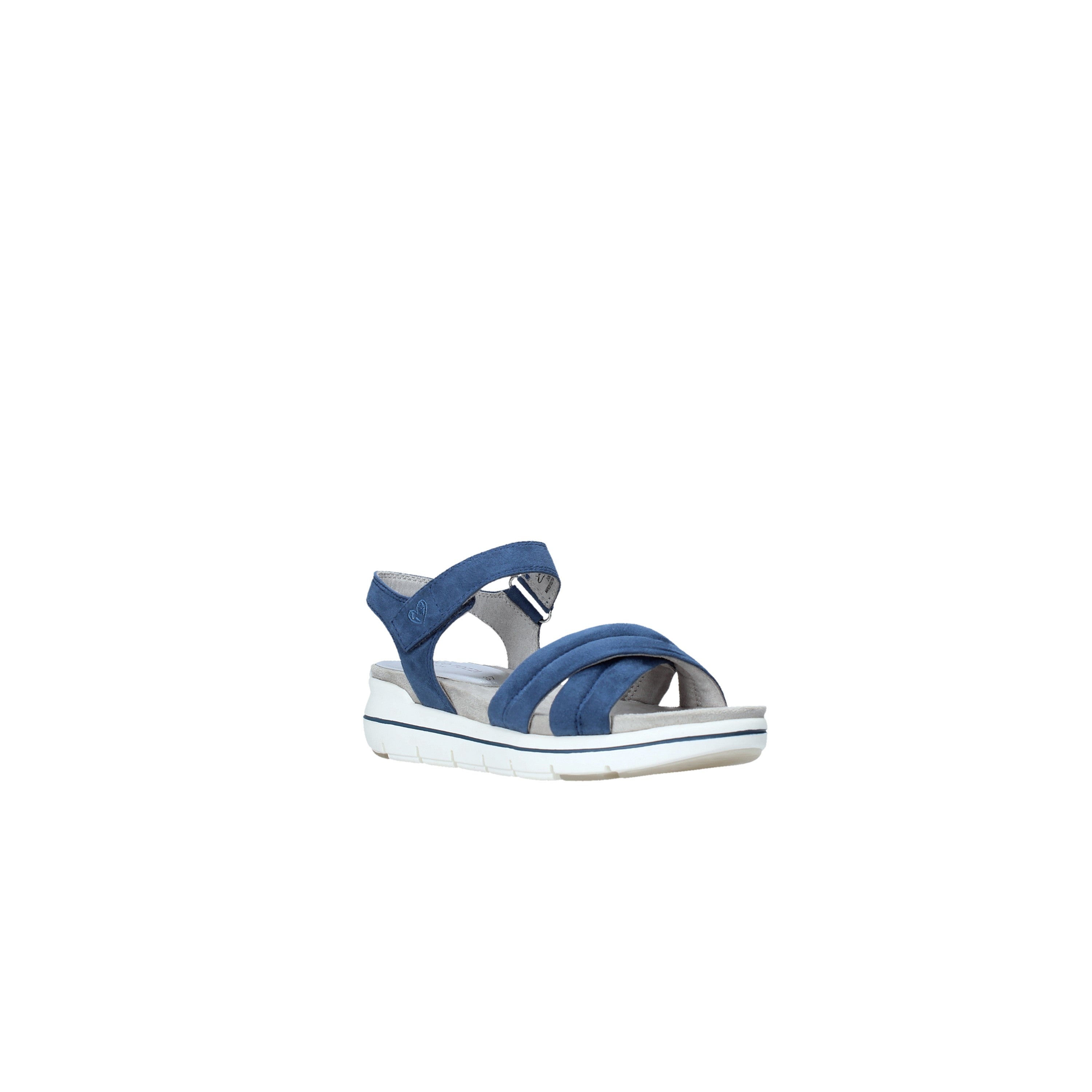 Sandali con strappi Blu Marco Tozzi