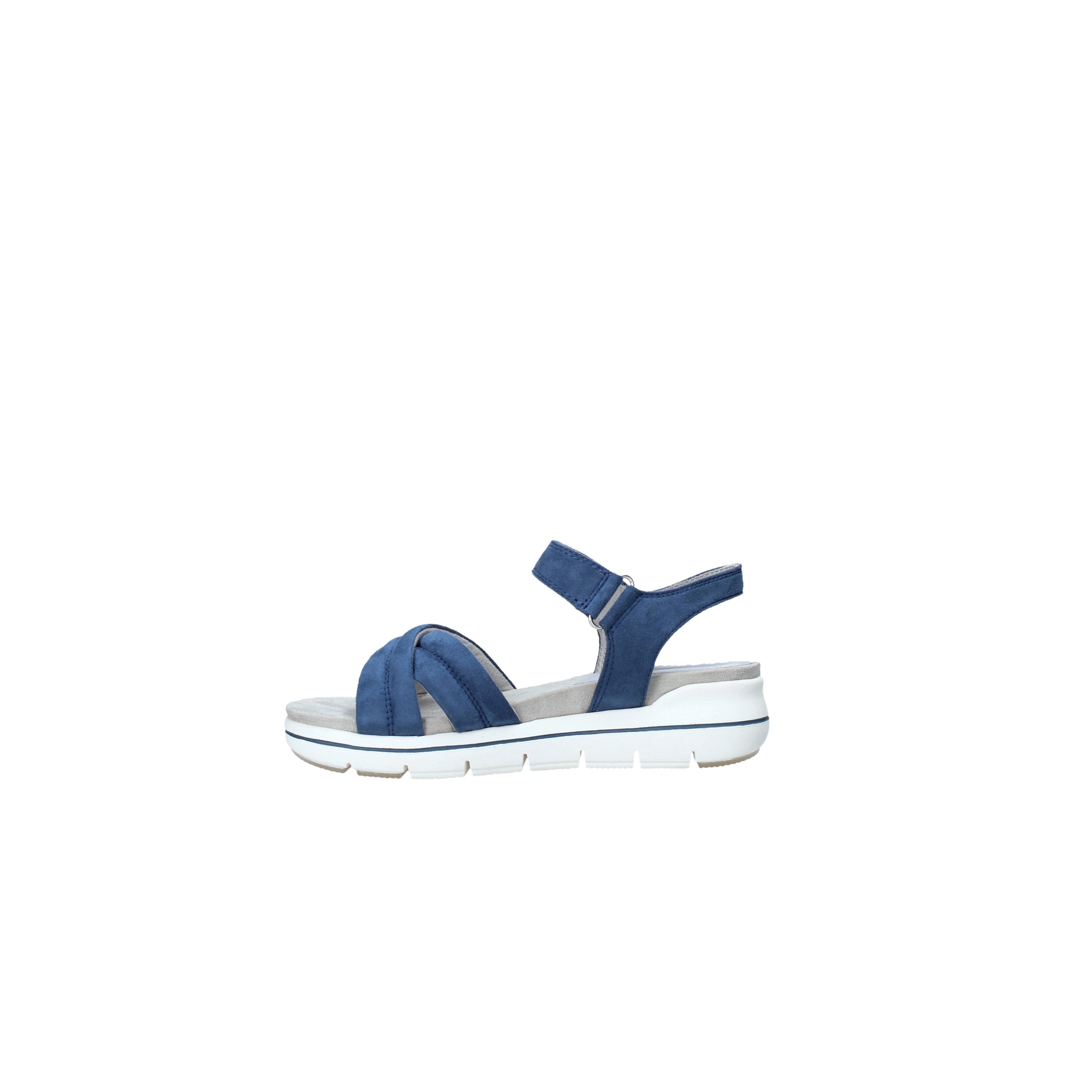 Sandali con strappi Blu Marco Tozzi