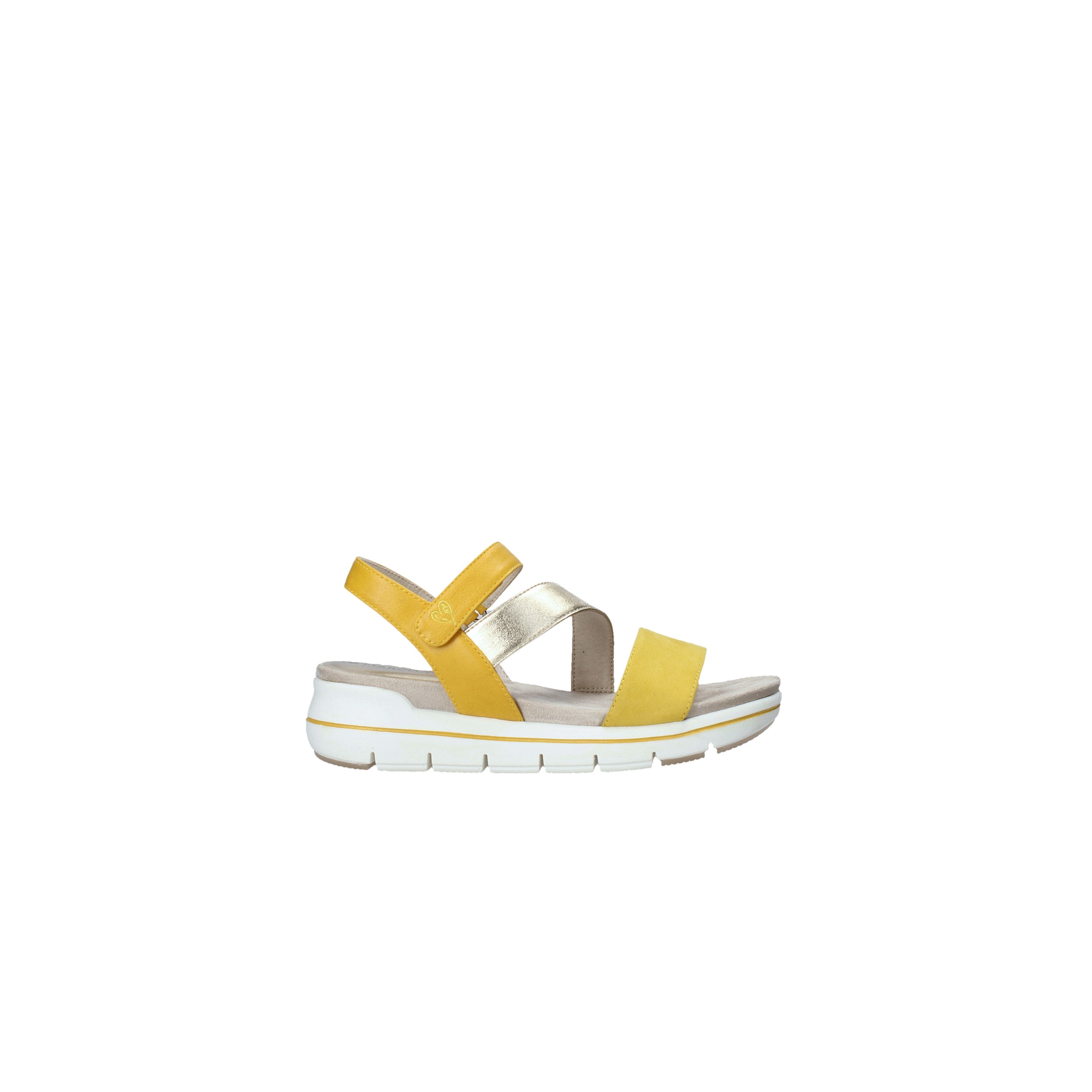 Sandali con strappi Giallo Marco Tozzi