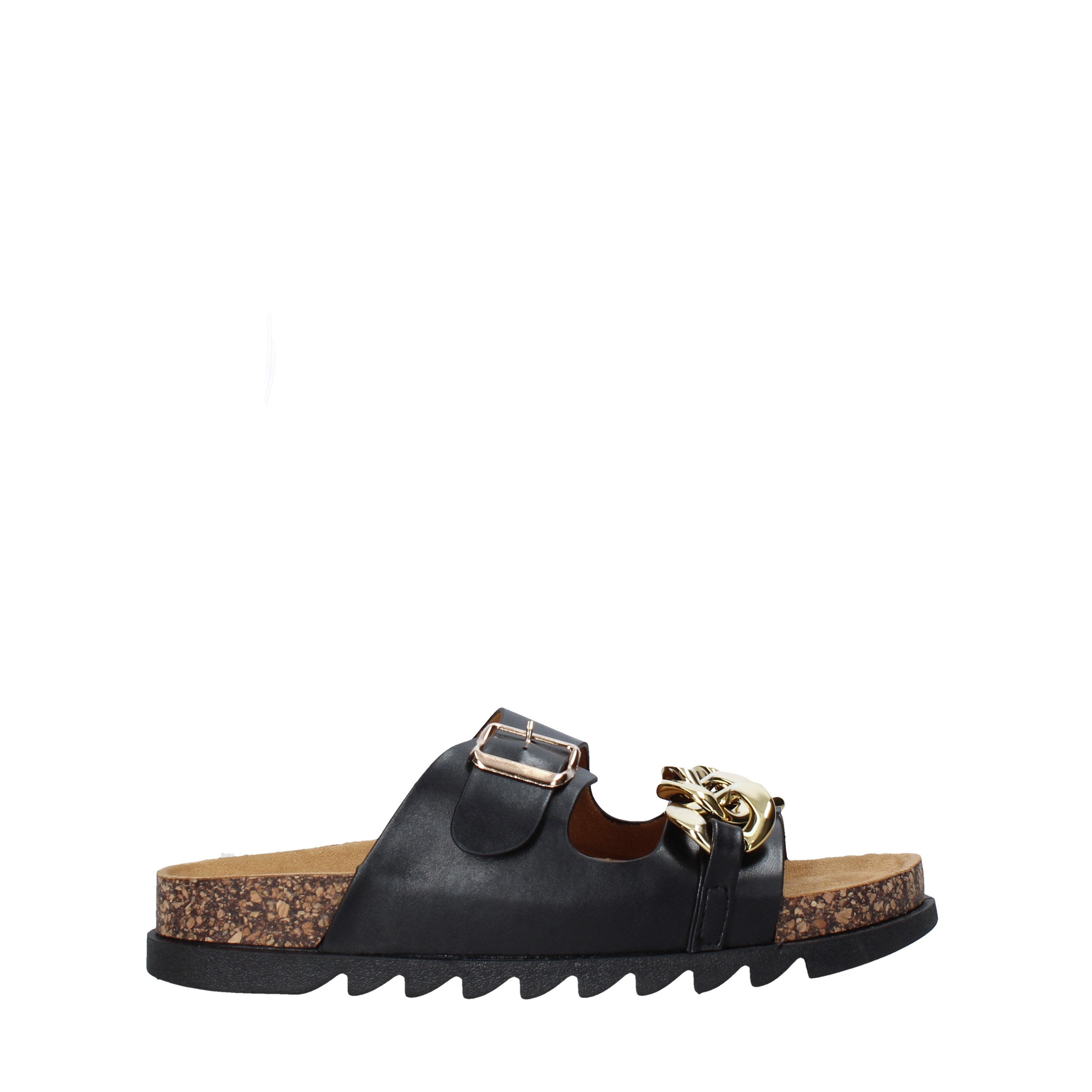Sandali Nero Gold&gold