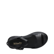 Sandali zeppa Nero Sshady