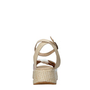 Sandali zeppa Beige Sshady