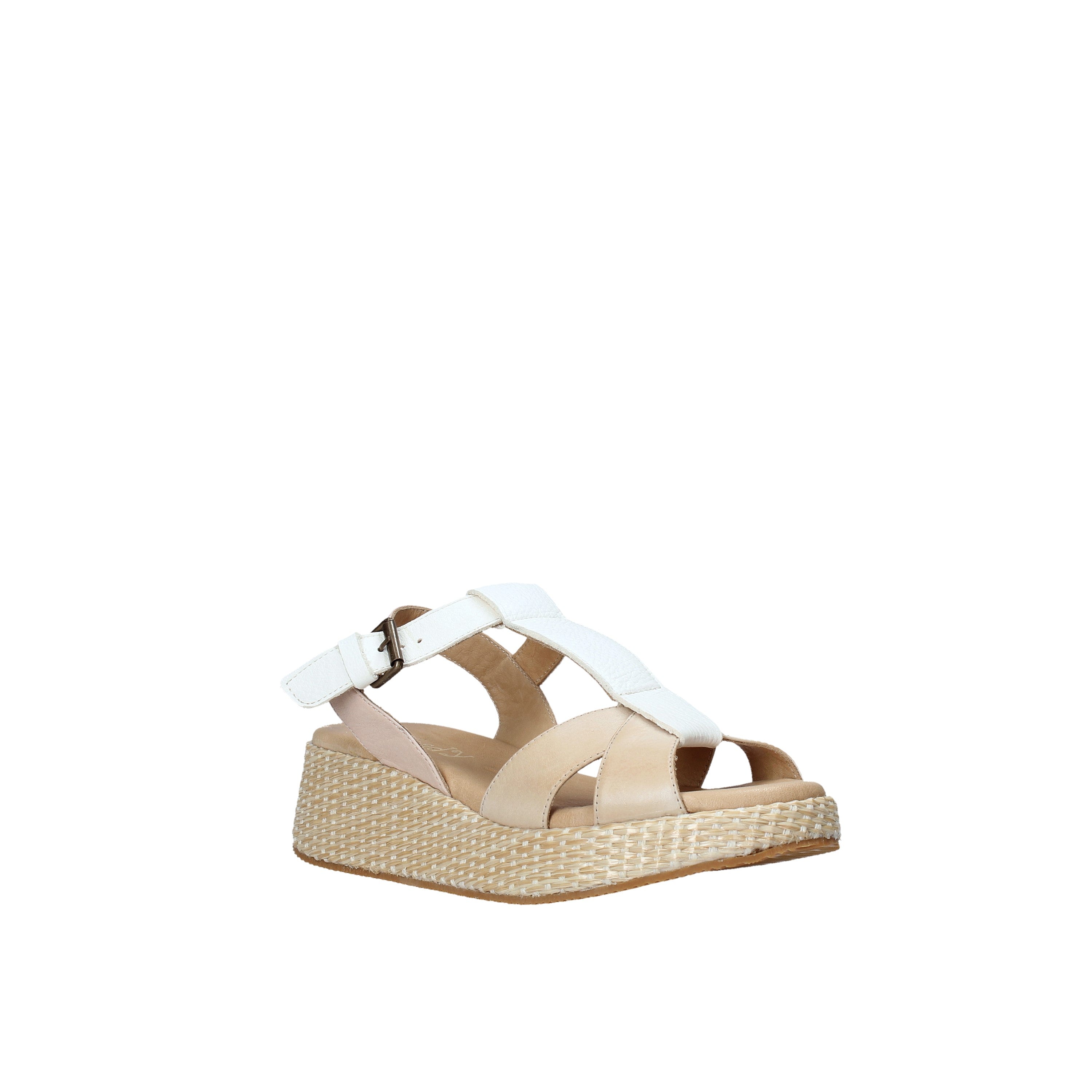 Sandali zeppa Beige Sshady